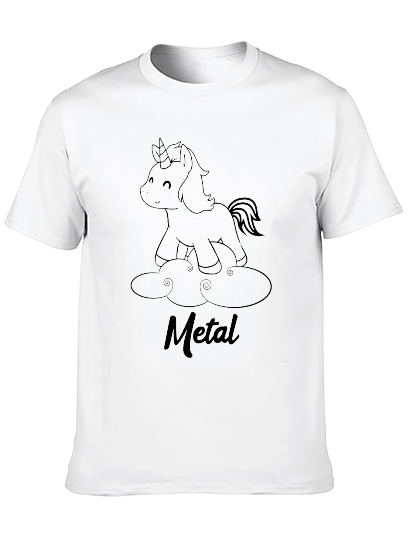 Unicorn Metal Band Graphic Tee