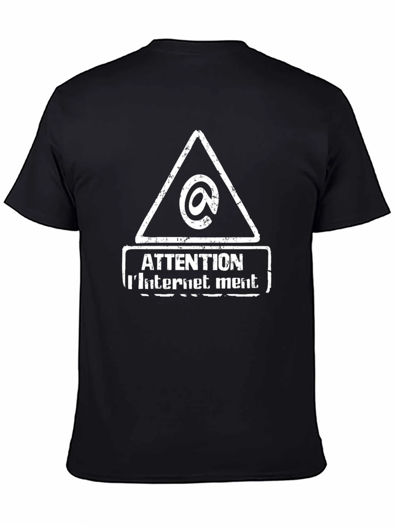 Attention Internet Mens T-Shirt