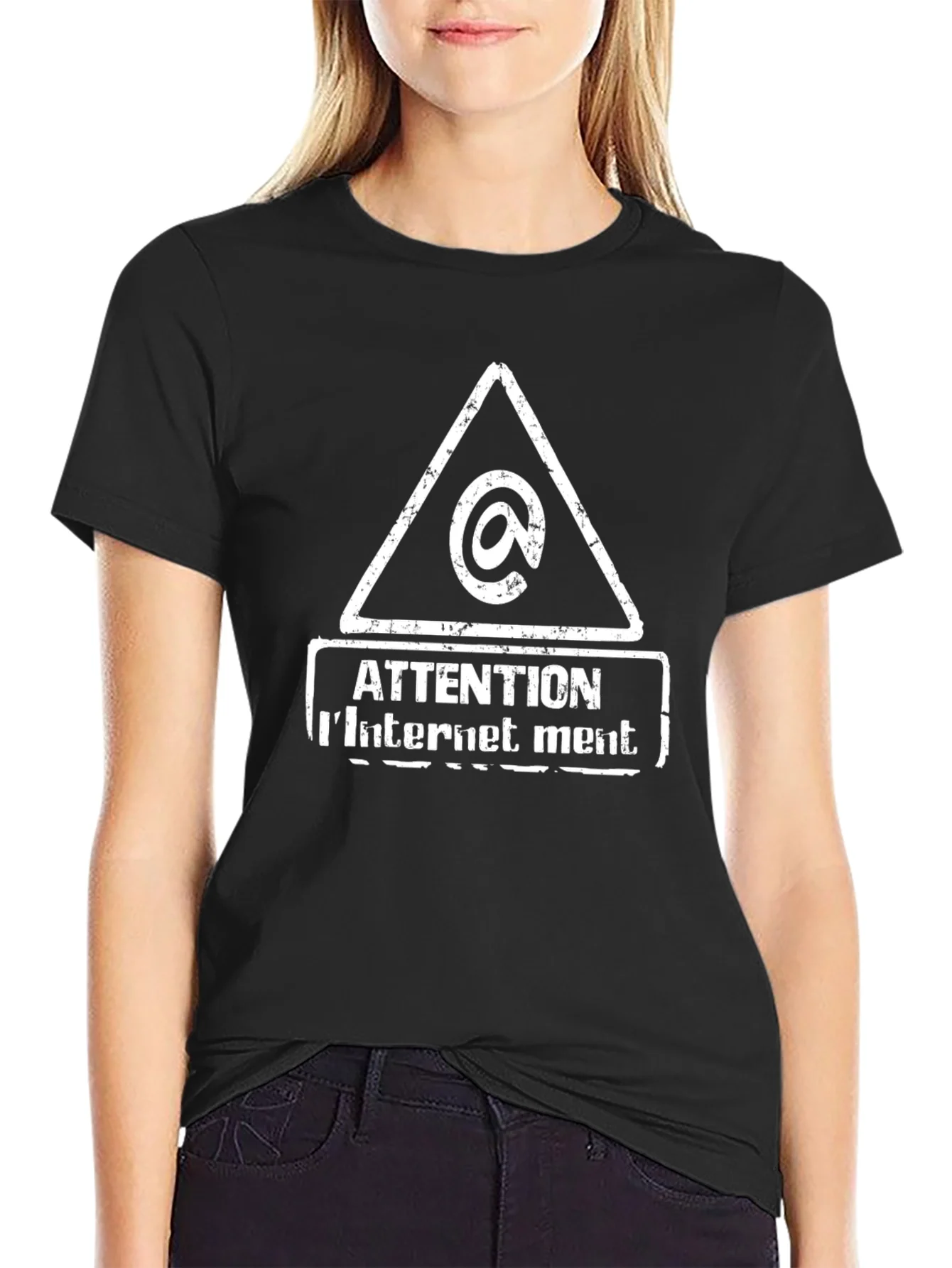 Attention Internet Mens T-Shirt