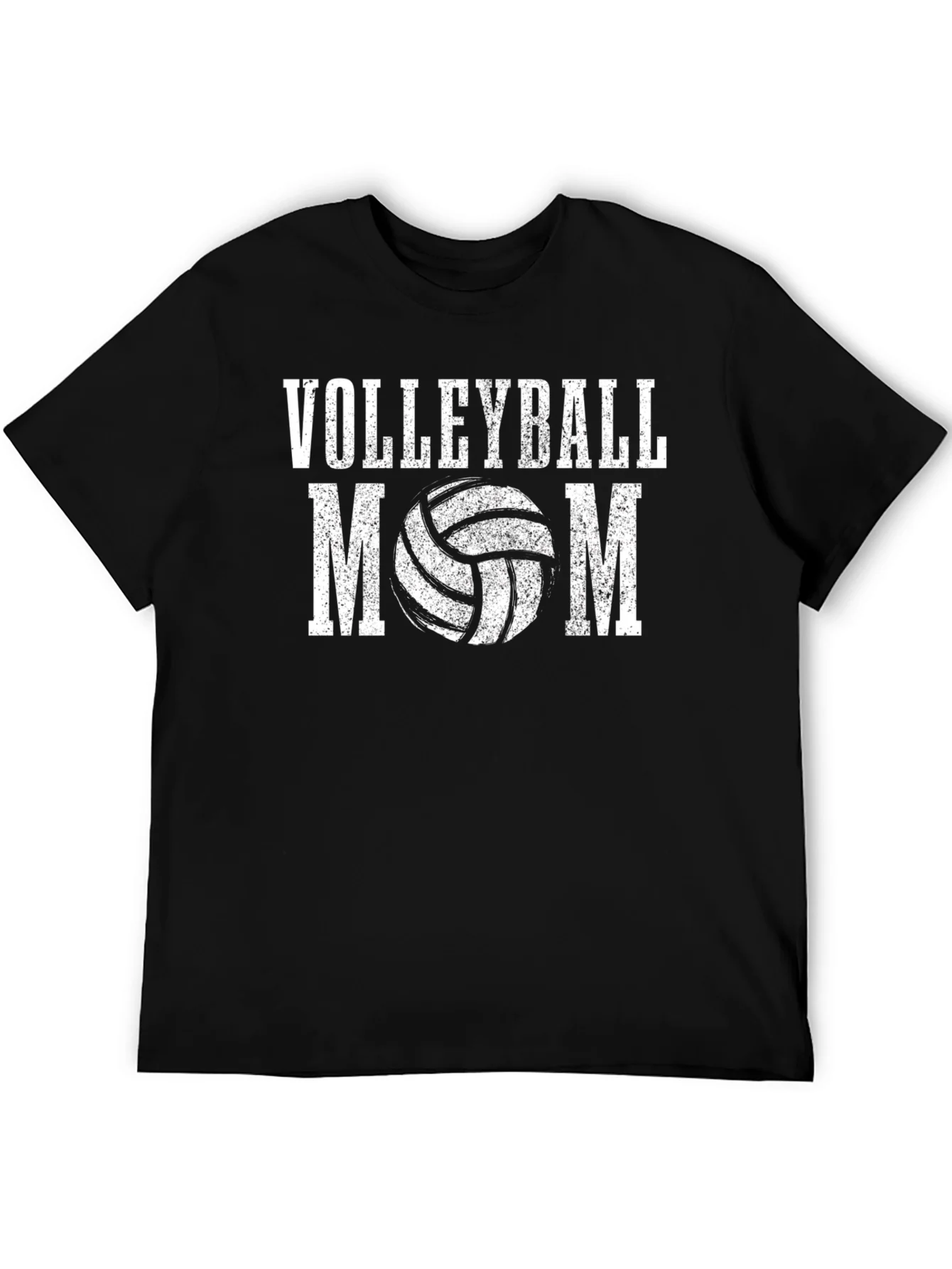 Volleyball Mom T-Shirt - Black Graphic Tee