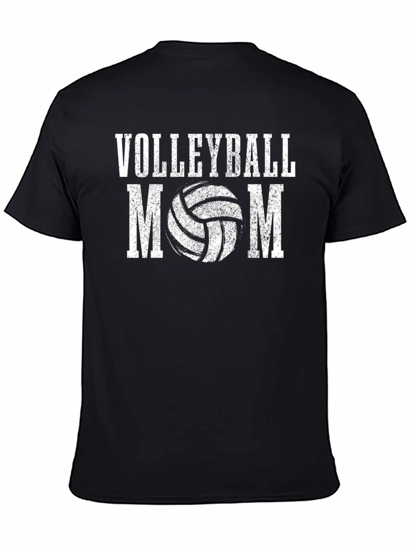 Volleyball Mom T-Shirt - Black Graphic Tee