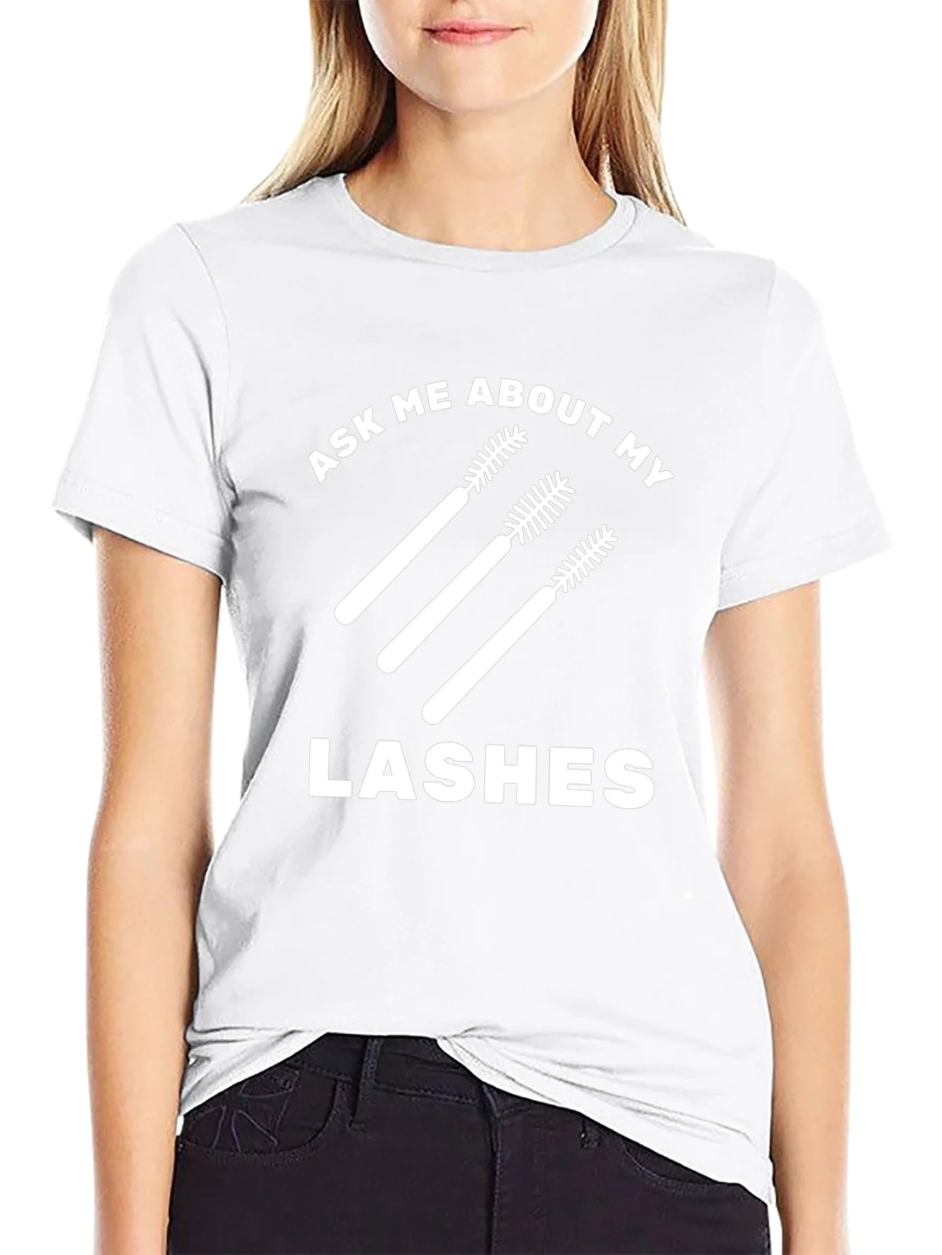 Ask Me About My Lashes Graphic Tee