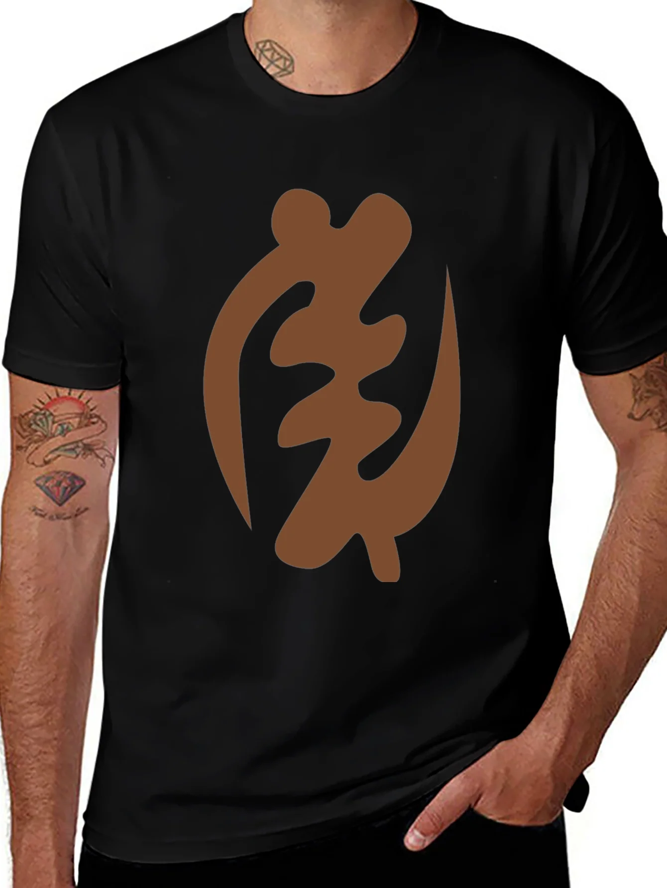Adinkra Symbol T-Shirt - Gye Nyame Design