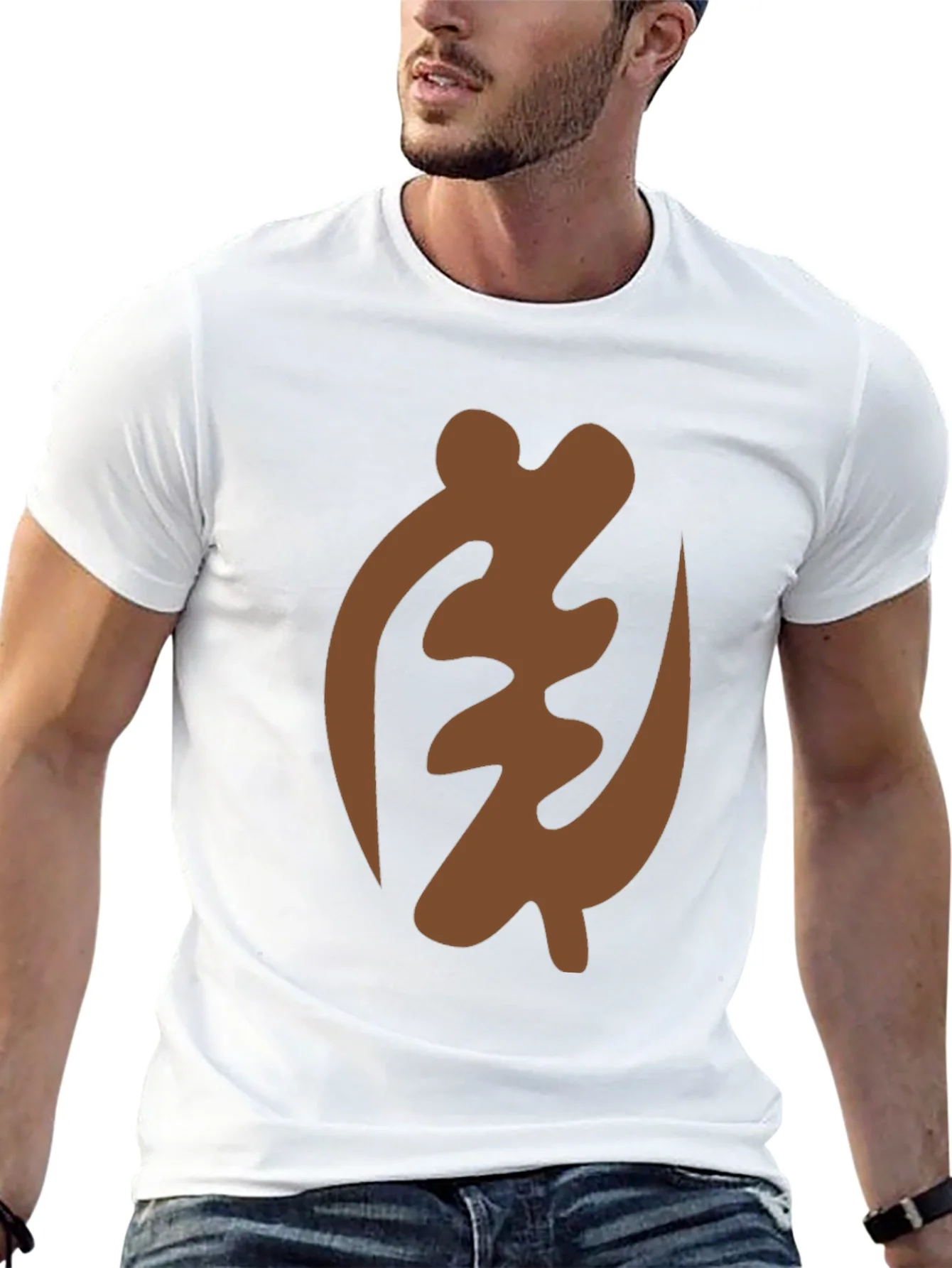 Adinkra Symbol T-Shirt - Gye Nyame Design