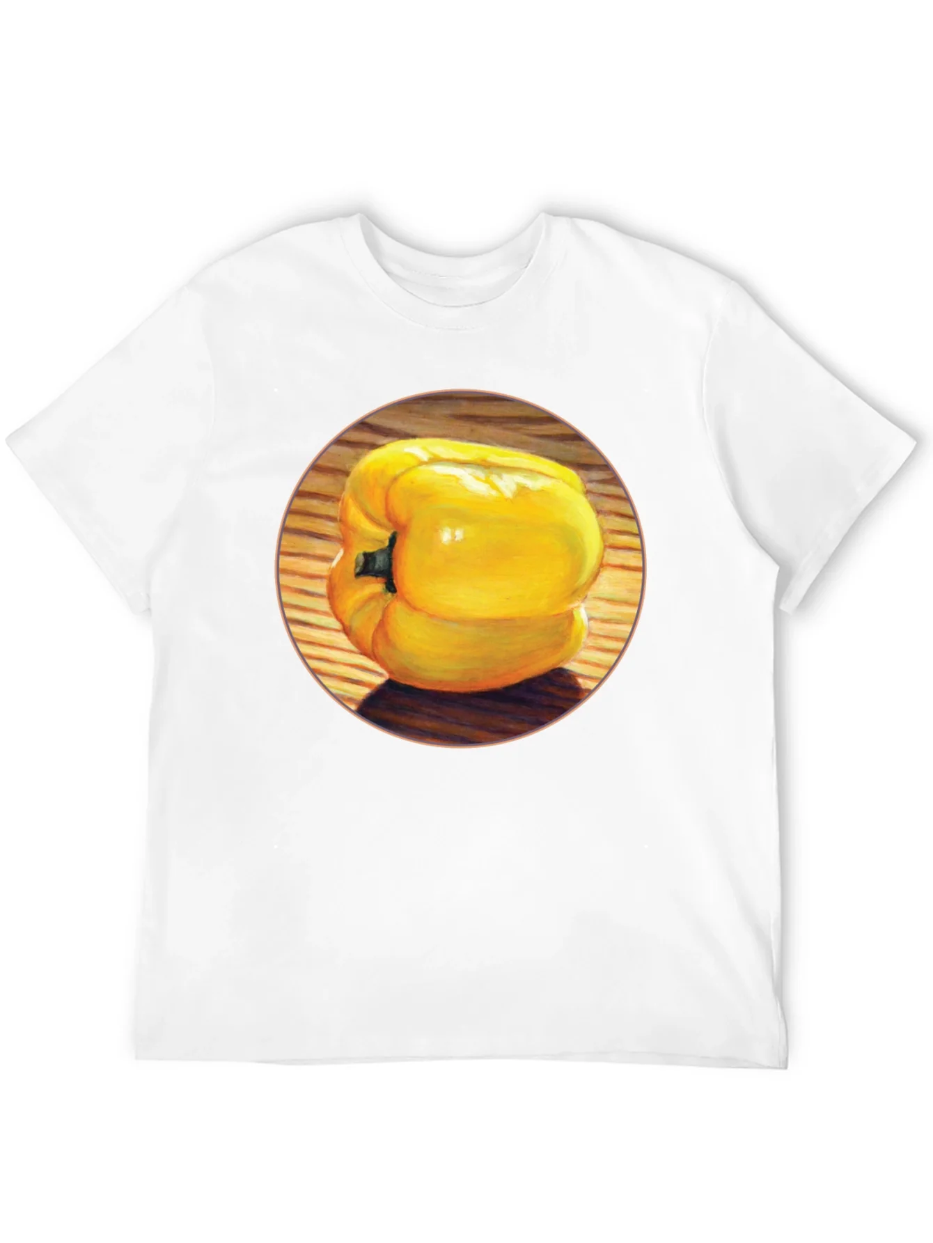 Yellow Pepper Graphic Tee - Unisex Black T-Shirt