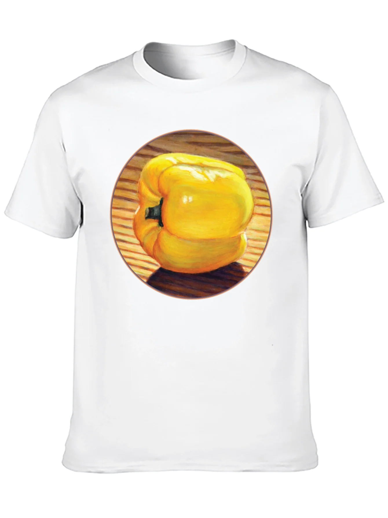 Yellow Pepper Graphic Tee - Unisex Black T-Shirt