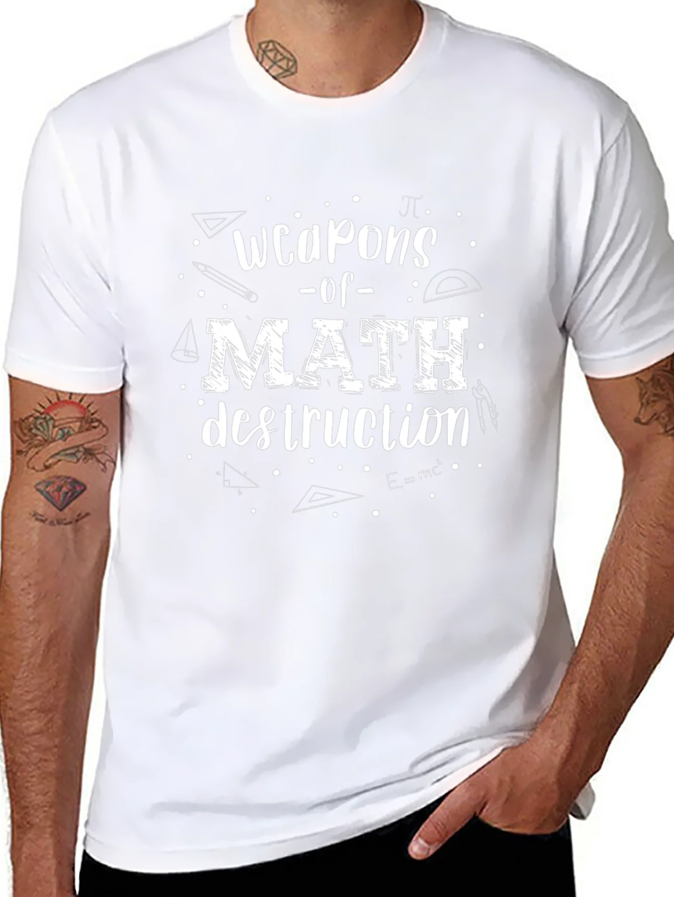 Weapons of Math Destruction T-Shirt - Mens Black Cotton