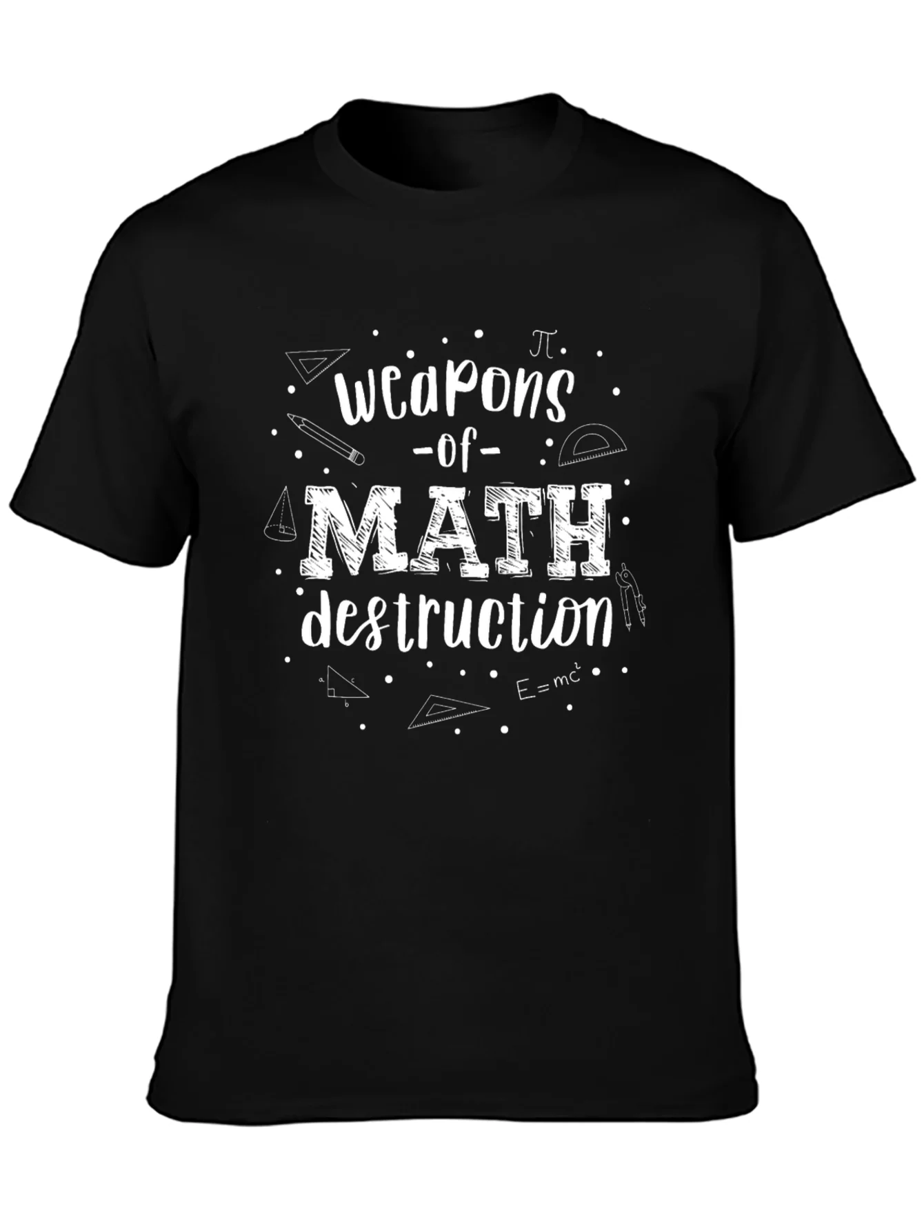 Weapons of Math Destruction T-Shirt - Mens Black Cotton