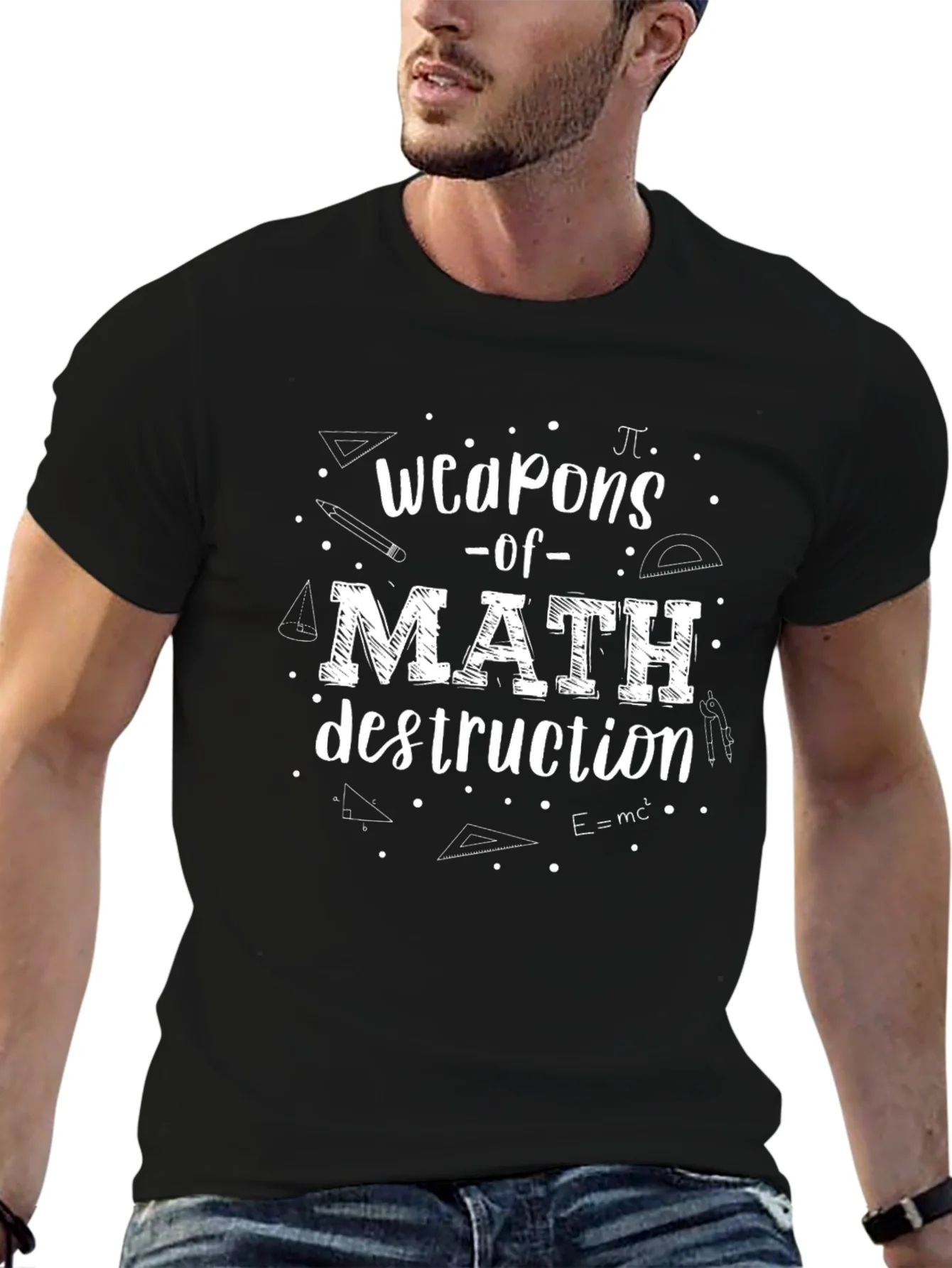 Weapons of Math Destruction T-Shirt - Mens Black Cotton