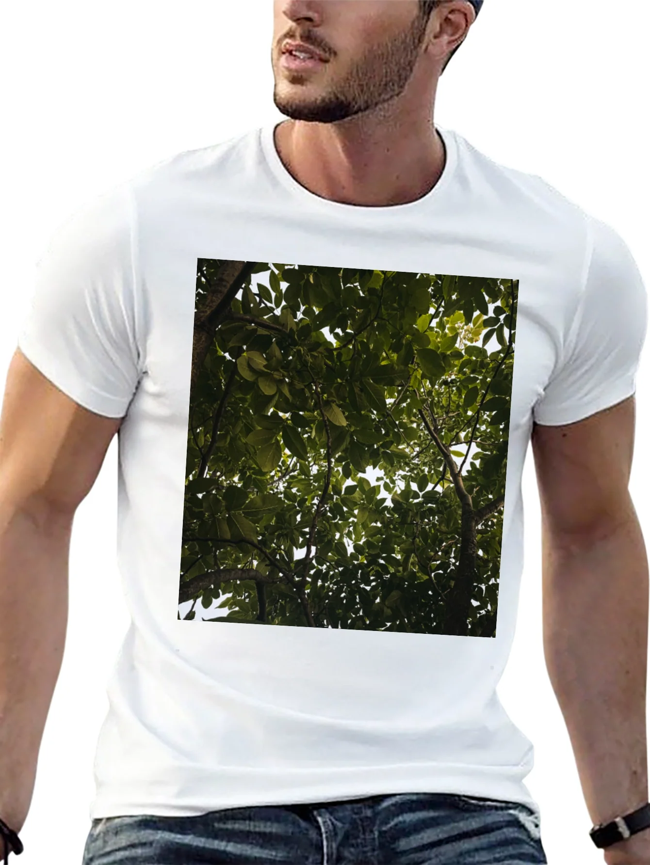 Arboreal View Graphic Tee - Nature Inspired