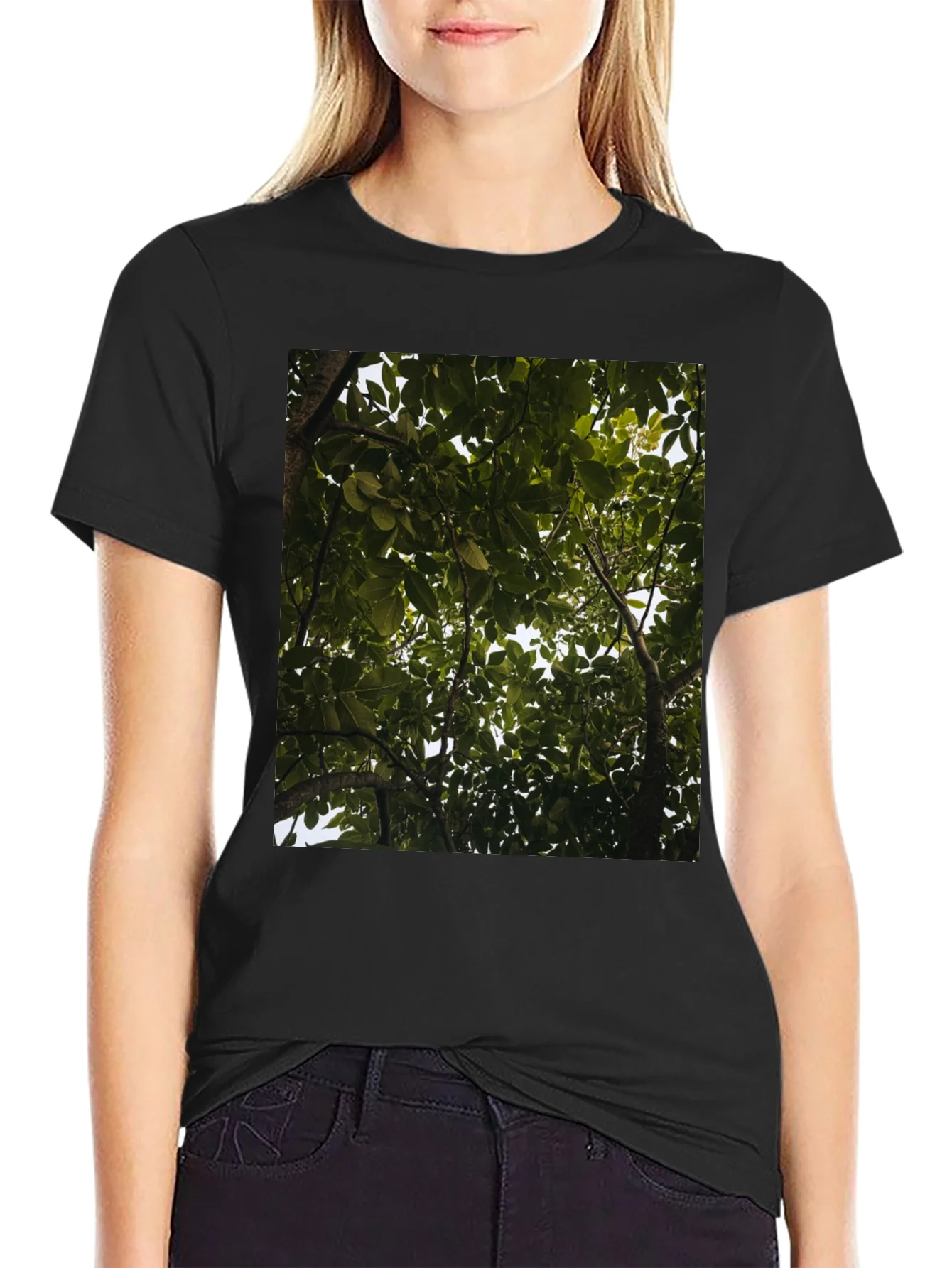 Arboreal View Graphic Tee - Nature Inspired