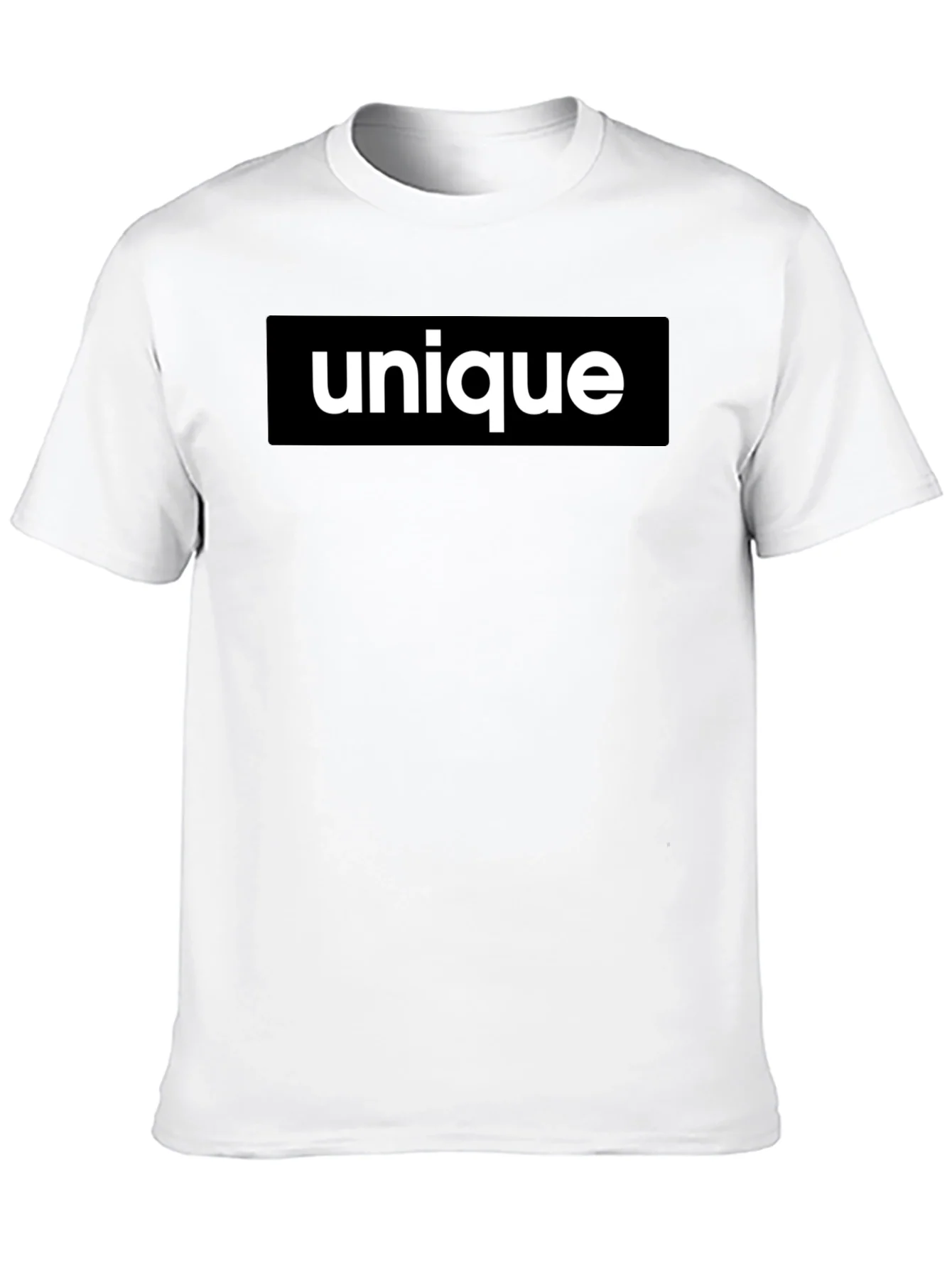 Unique Statement T-Shirt - Bold Black Tee