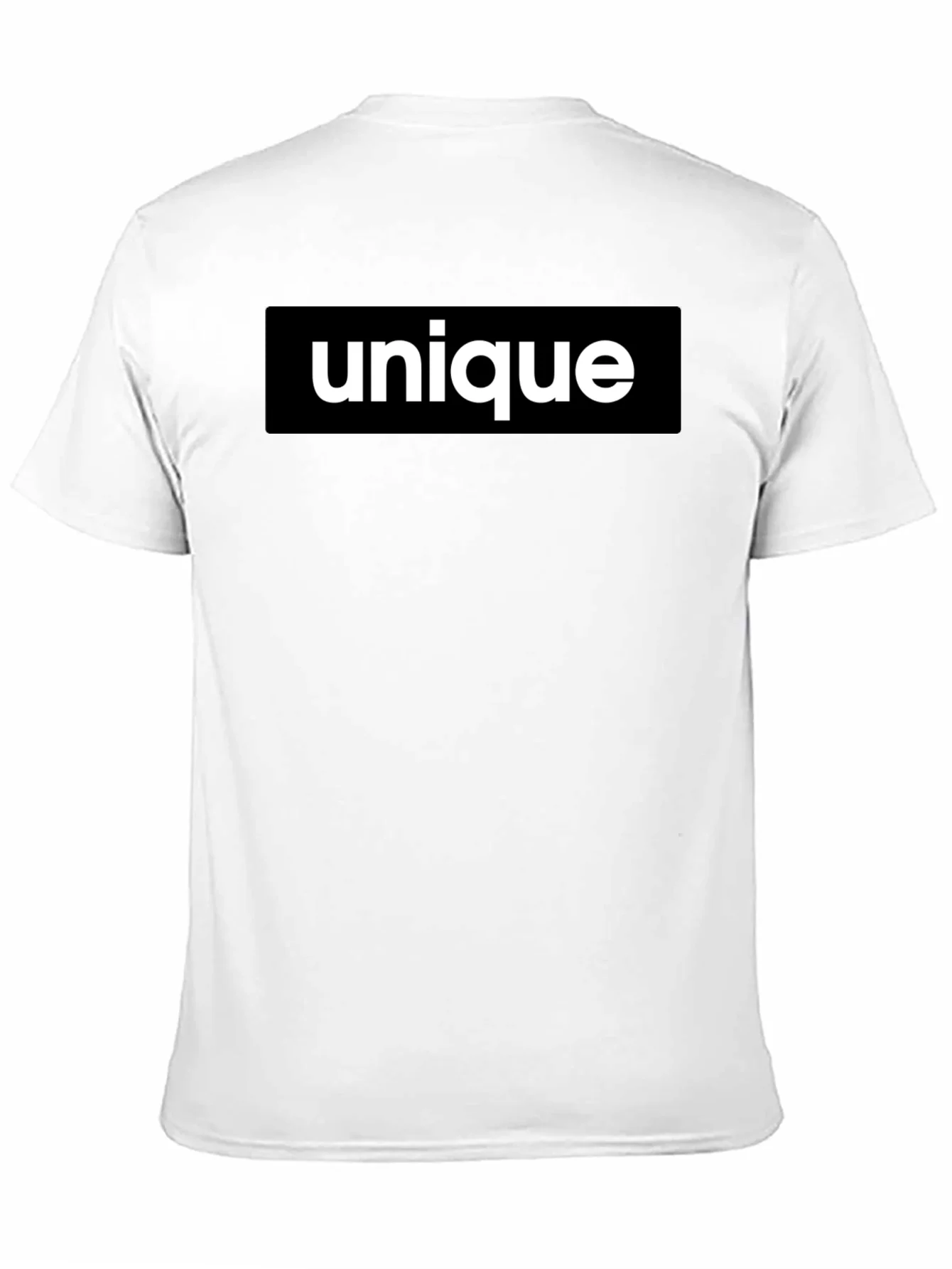 Unique Statement T-Shirt - Bold Black Tee