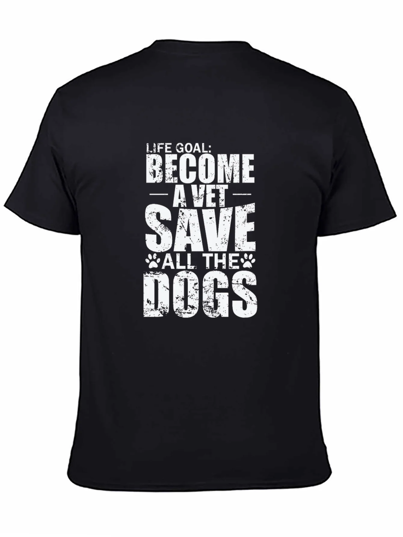 Vet Life Goal T-Shirt - Save the Dogs!