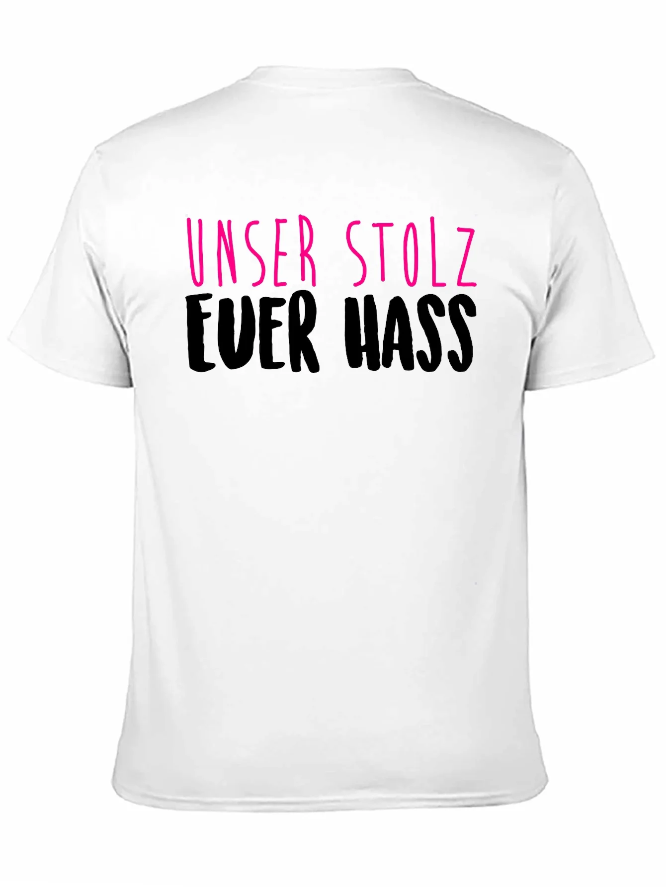 Unser Stolz Euer Hass Black Graphic Tee