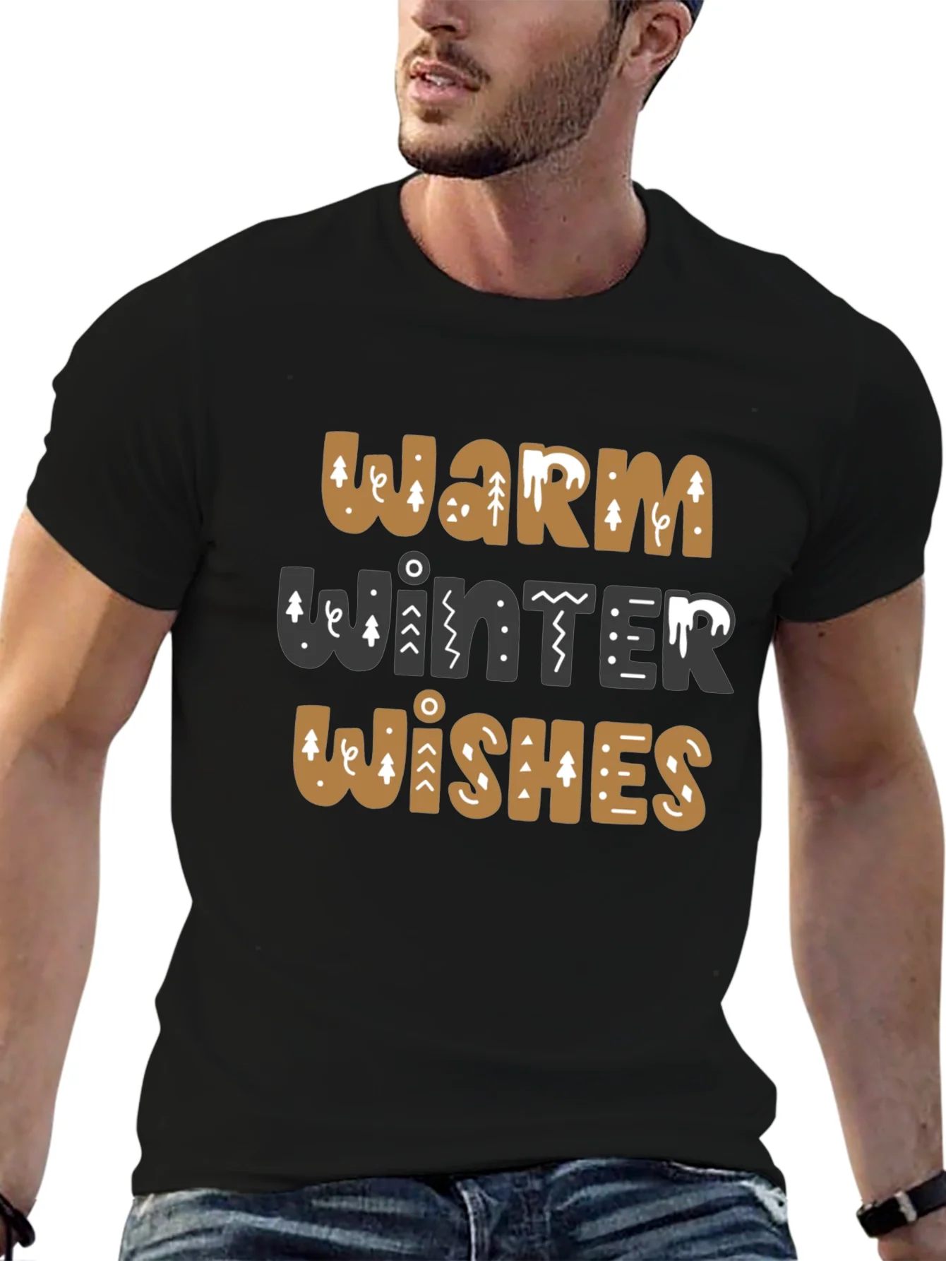 Warm Winter Wishes Graphic T-Shirt