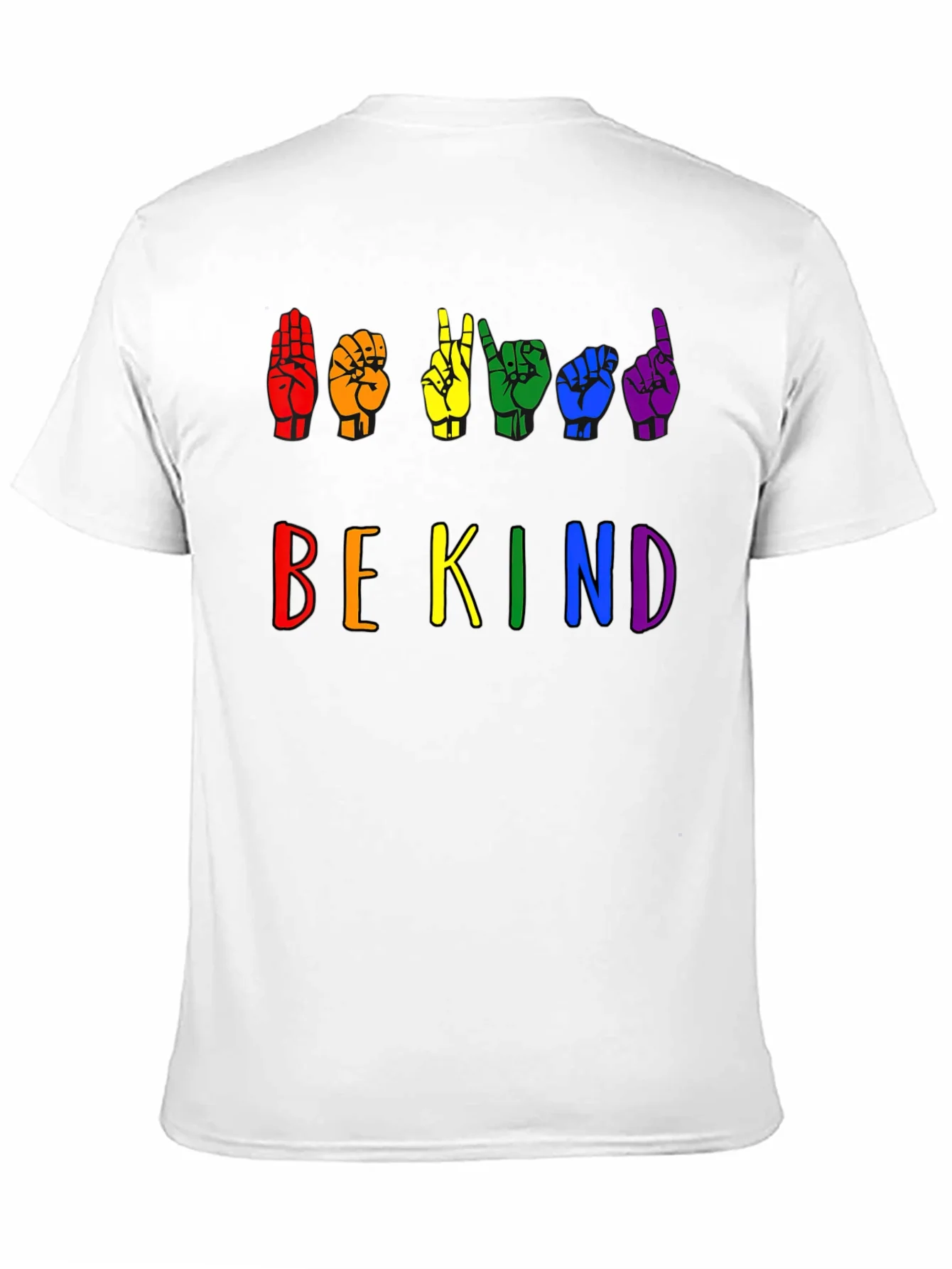 Be Kind Sign Language Pride T-Shirt
