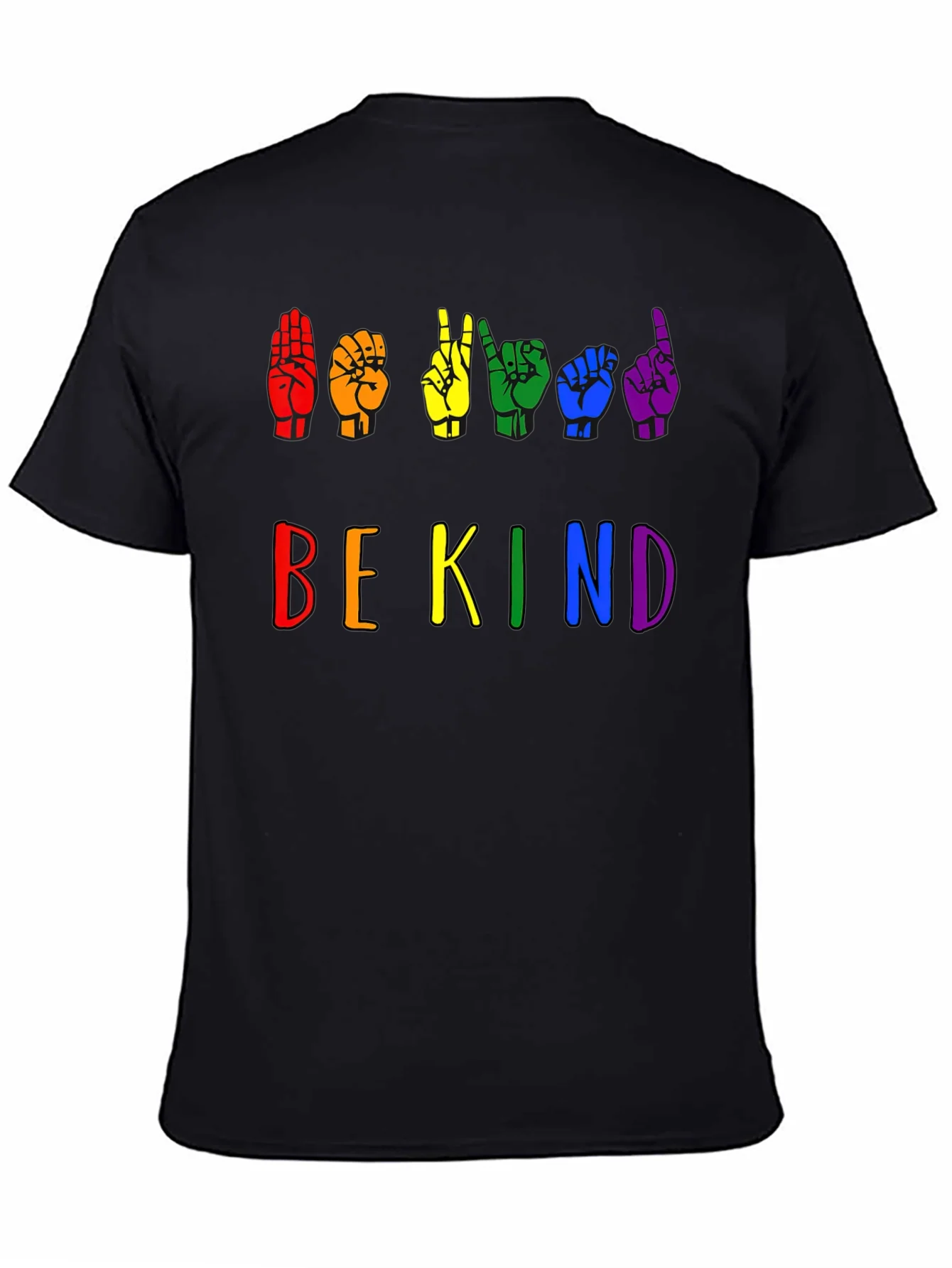 Be Kind Sign Language Pride T-Shirt