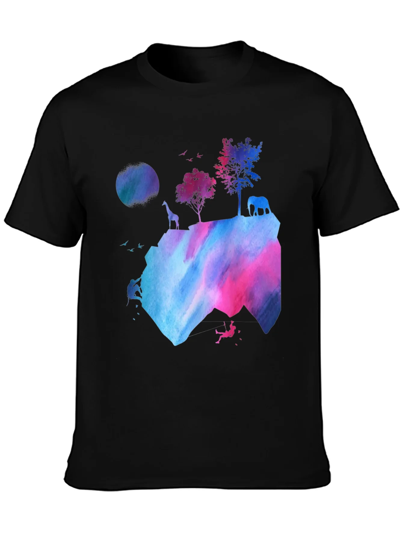 Watercolor Mountain Adventure T-Shirt