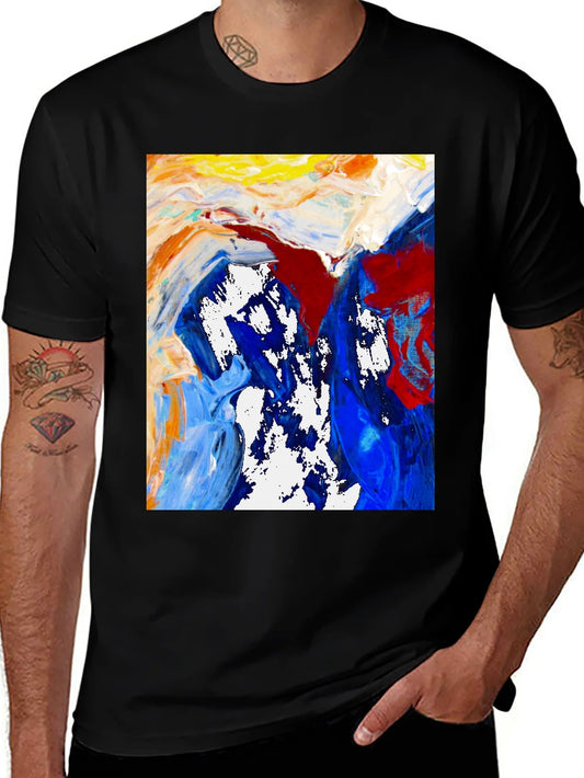 Abstract Art Tee - Bold Colors Modern Design