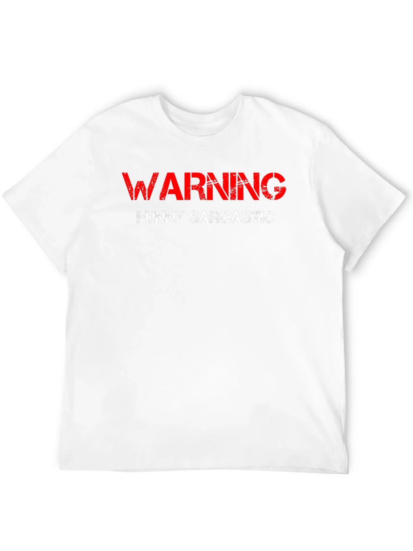 Warning Funny Sarcastic Black T-Shirt