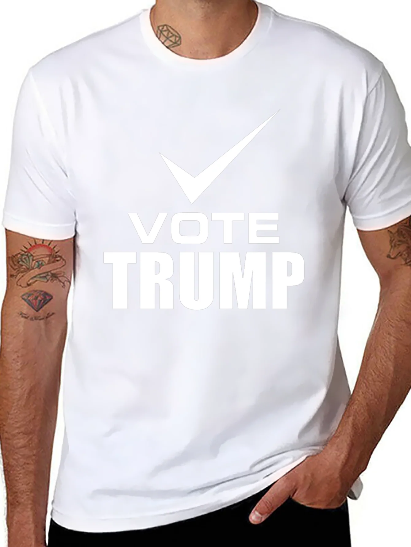 Vote Trump Graphic Tee - Patriotic Election T-Shirt