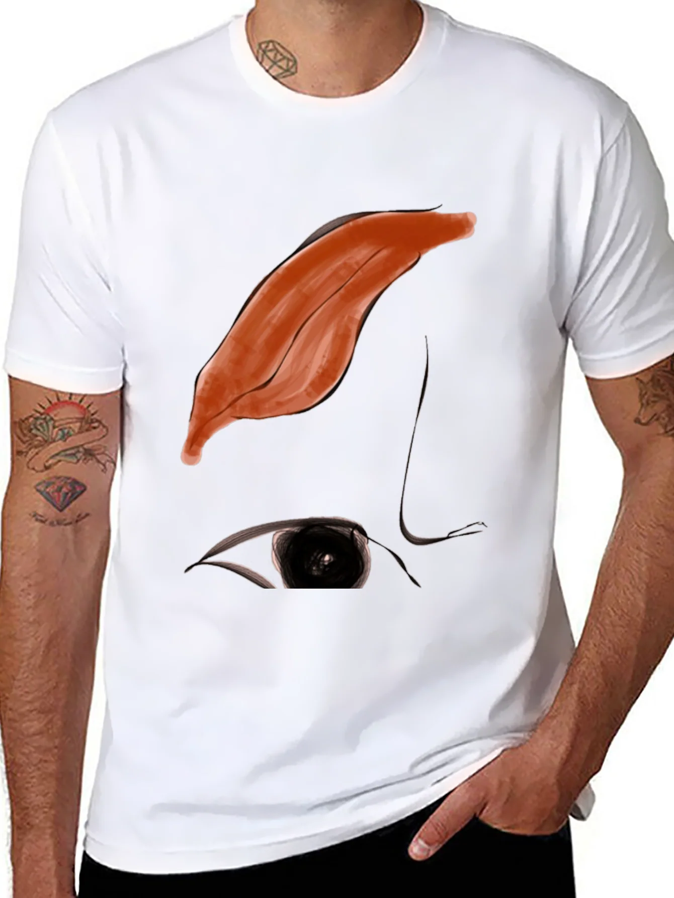 Abstract Eye Graphic T-Shirt