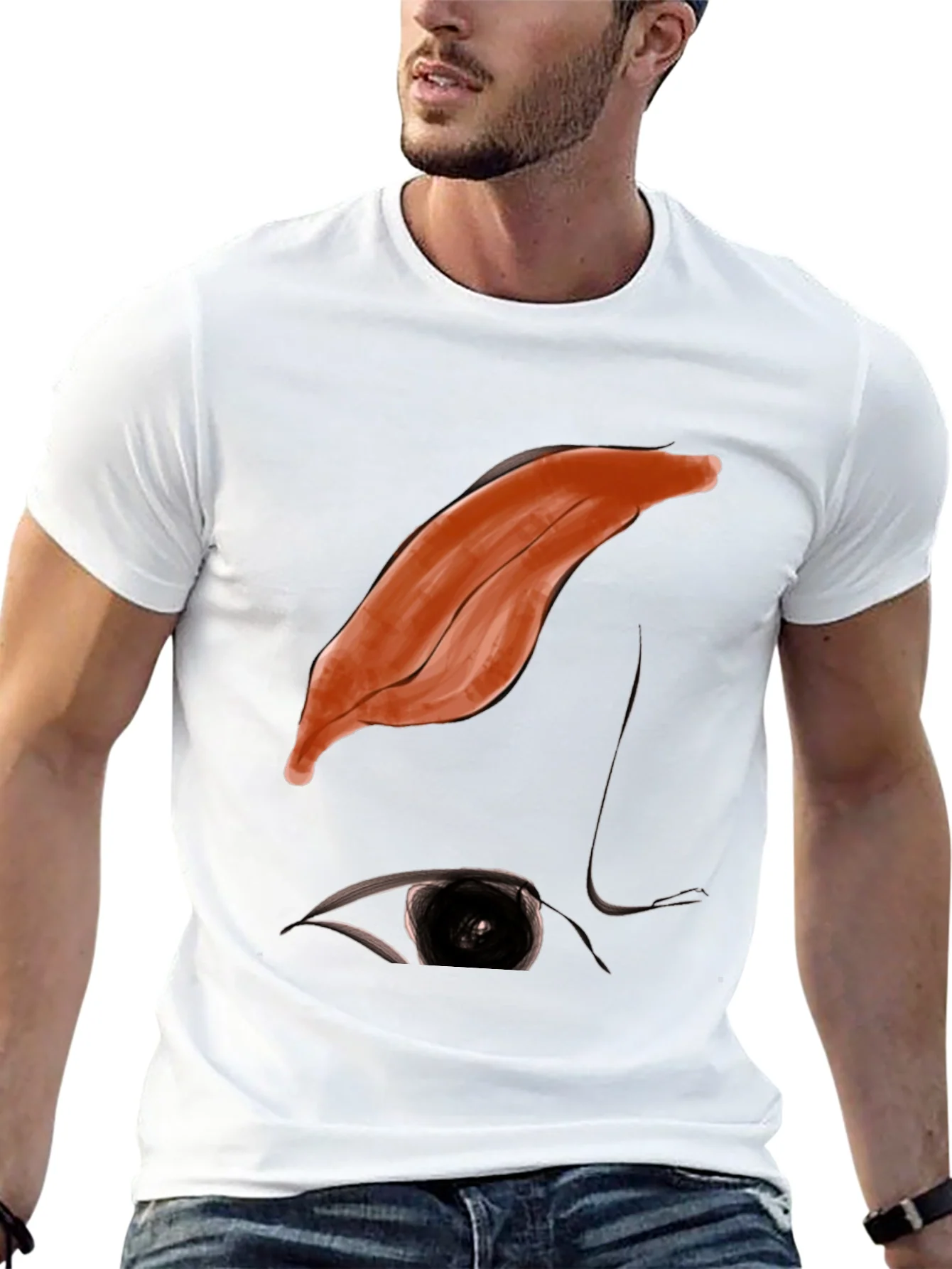 Abstract Eye Graphic T-Shirt