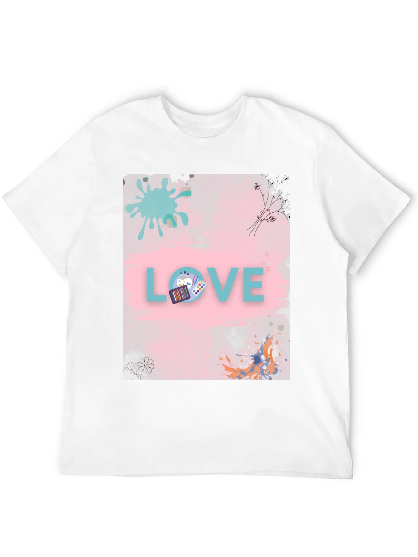 Artsy Love Graphic T-Shirt - Unique Design