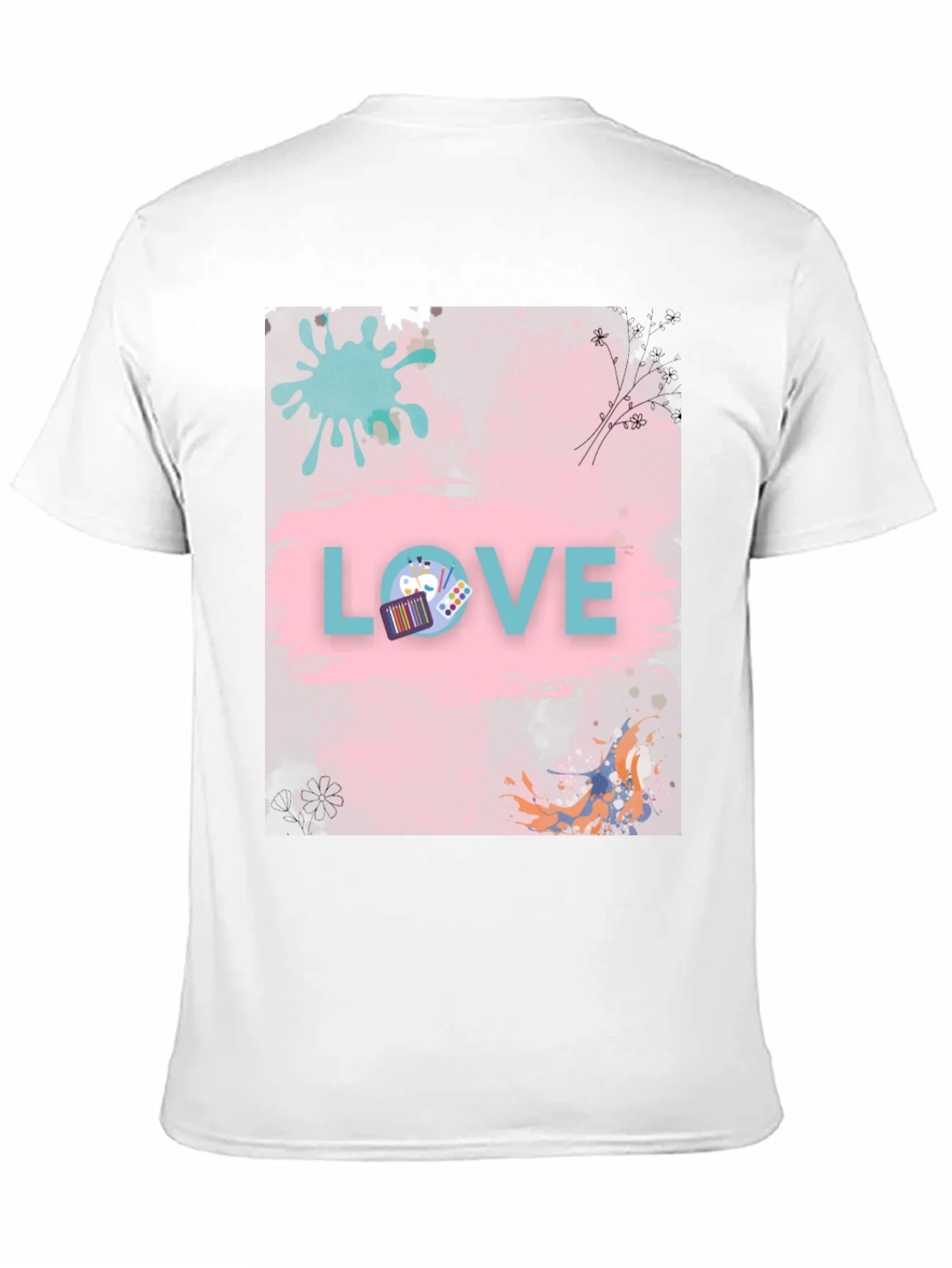 Artsy Love Graphic T-Shirt - Unique Design