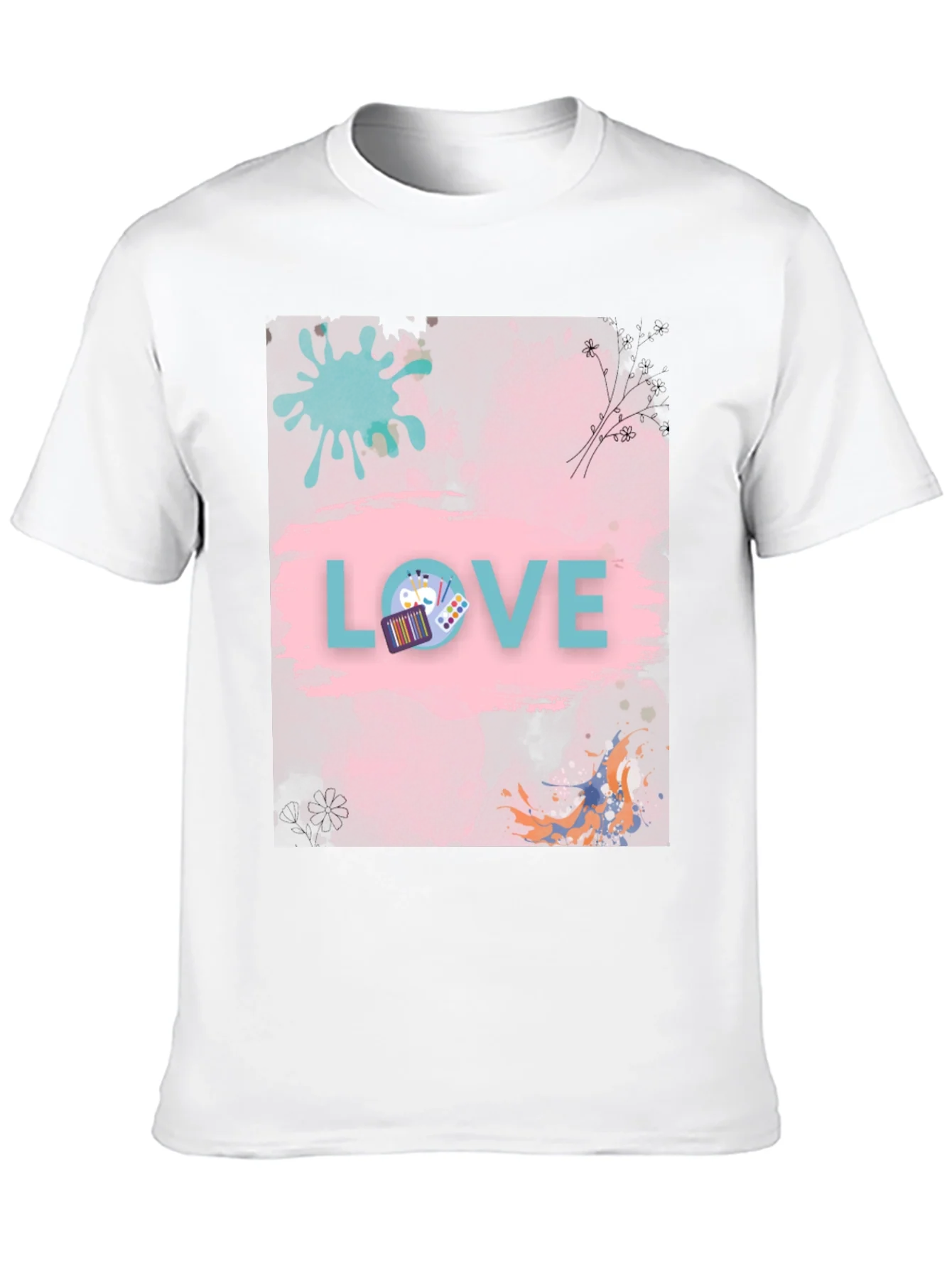 Artsy Love Graphic T-Shirt - Unique Design