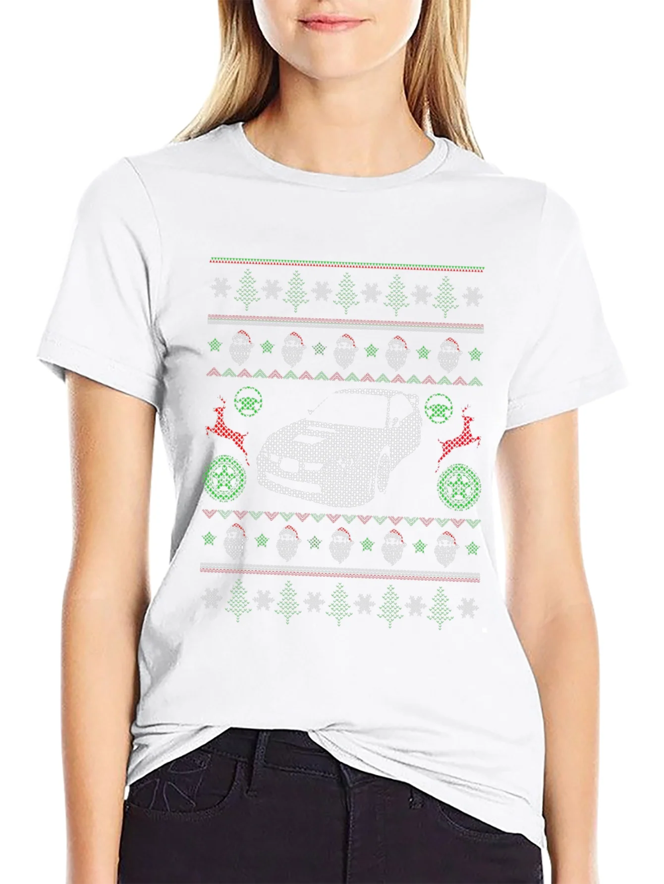 Ugly Christmas Car Sweater T-Shirt