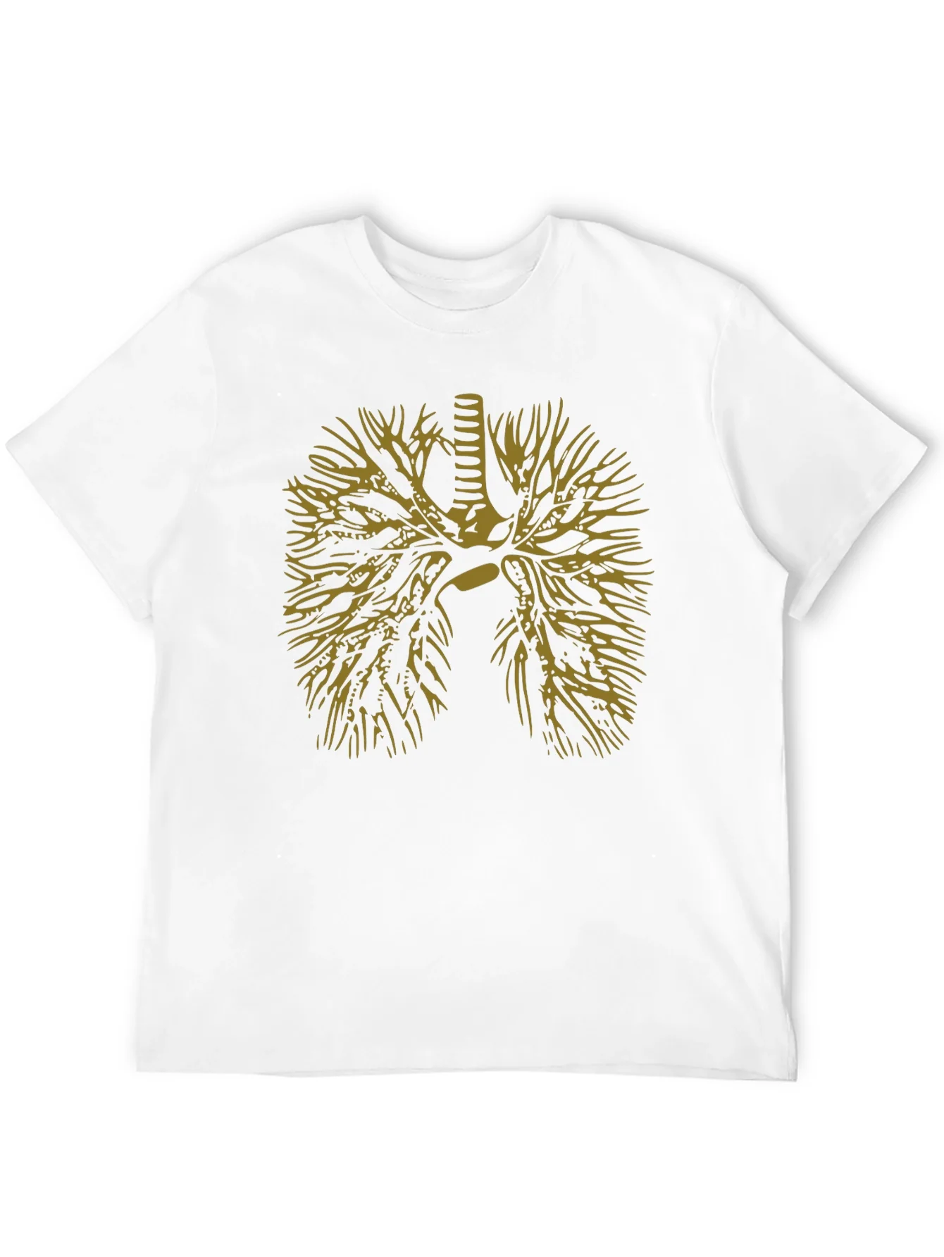 Anatomical Lungs Graphic Tee - Black