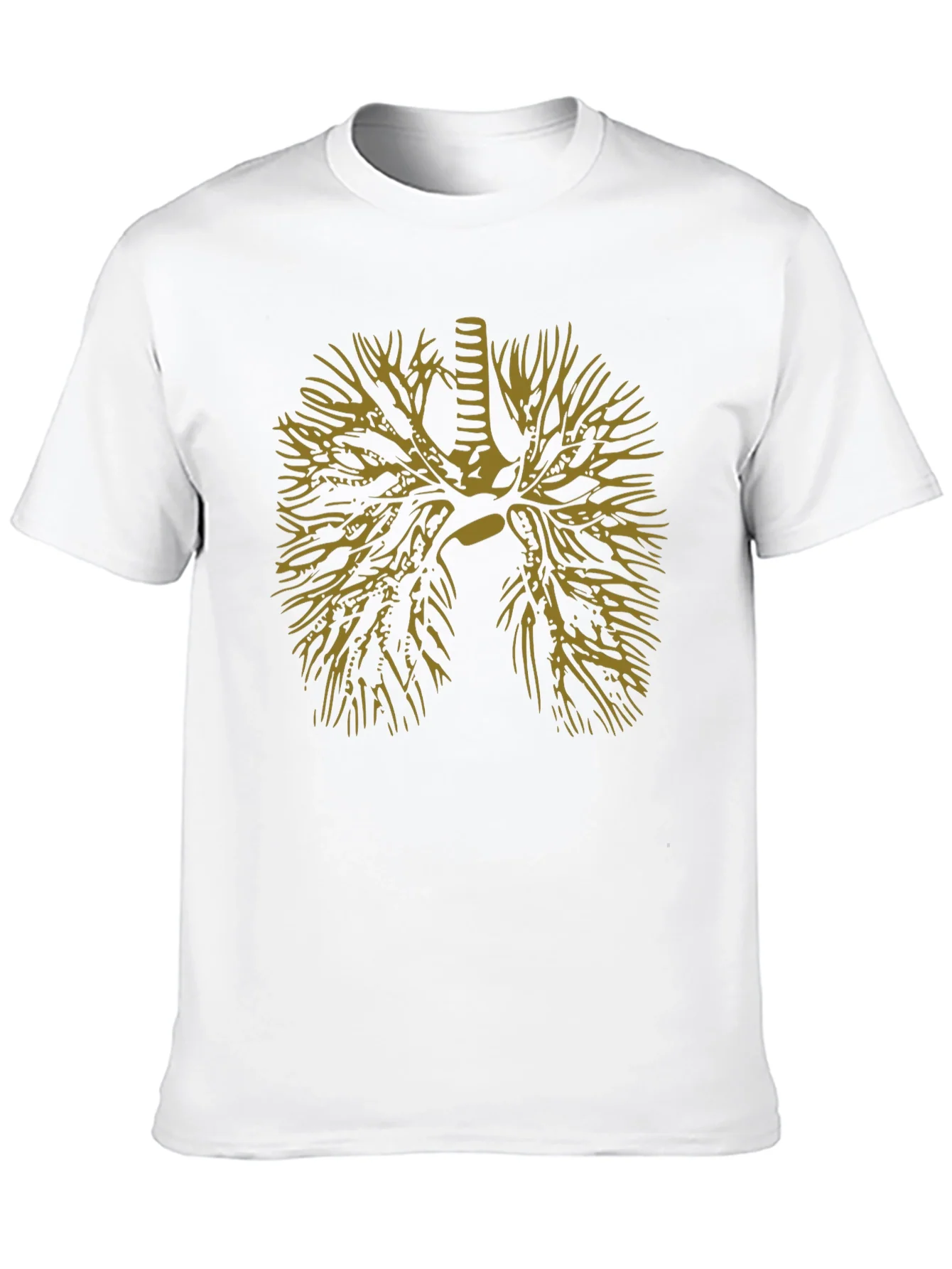 Anatomical Lungs Graphic Tee - Black