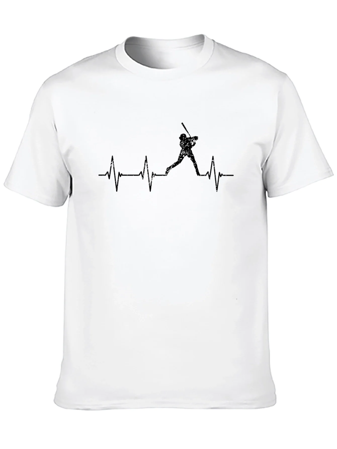 Baseball Heartbeat T-Shirt - Stylish Sportswear