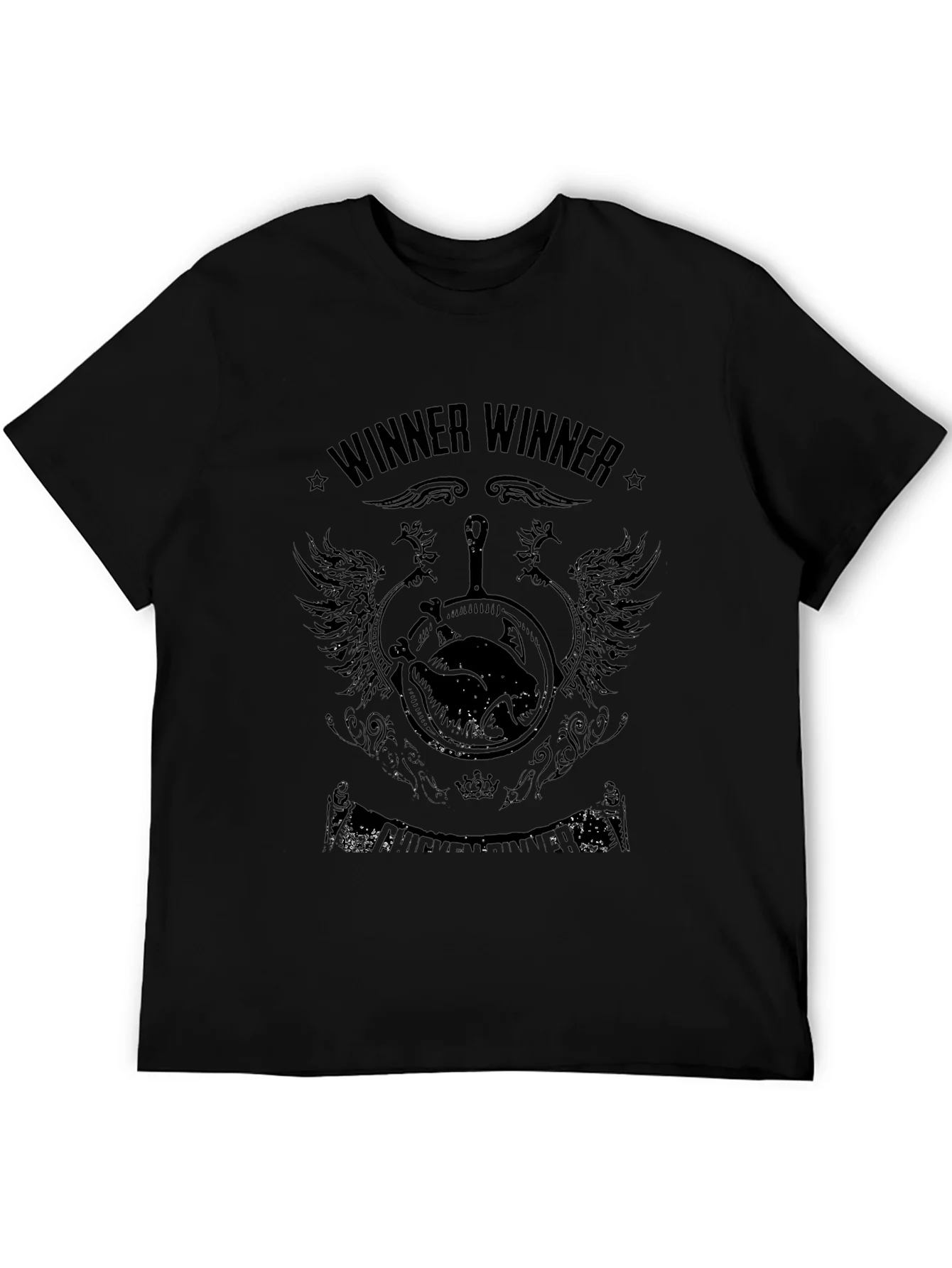 Winner Winner T-Shirt: Black Gaming Tee