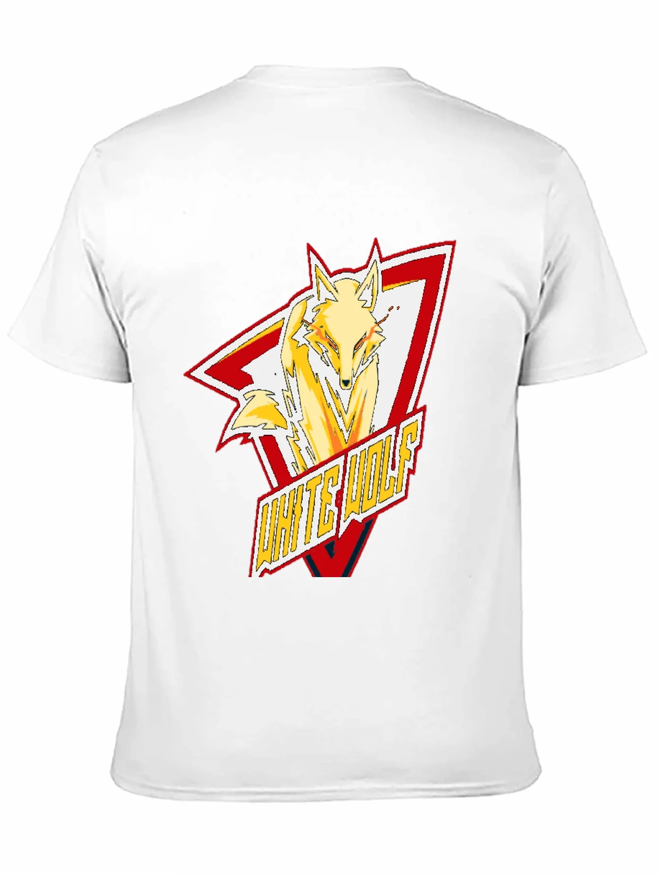 White Wolf Graphic T-Shirt - Trendy & Stylish