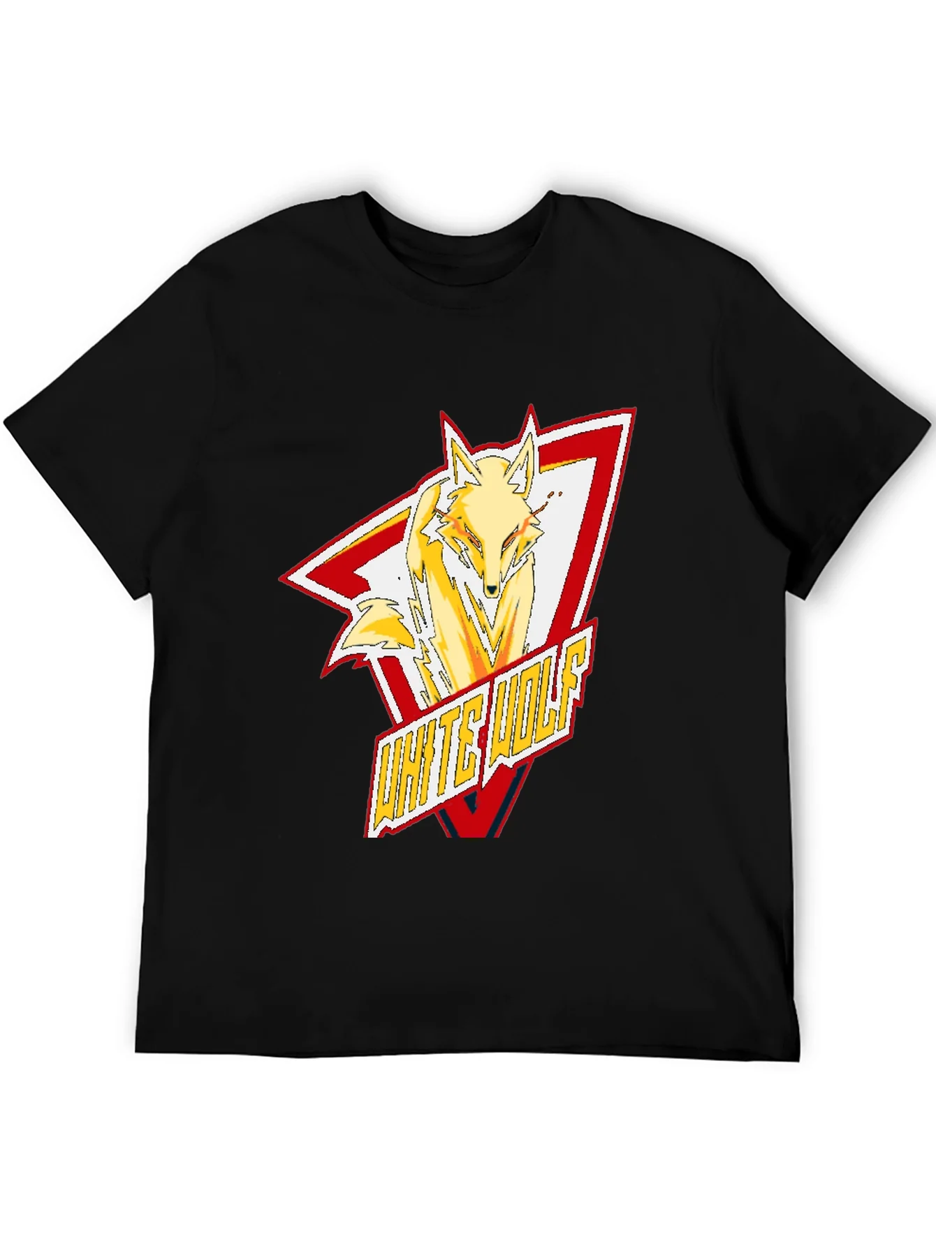 White Wolf Graphic T-Shirt - Trendy & Stylish