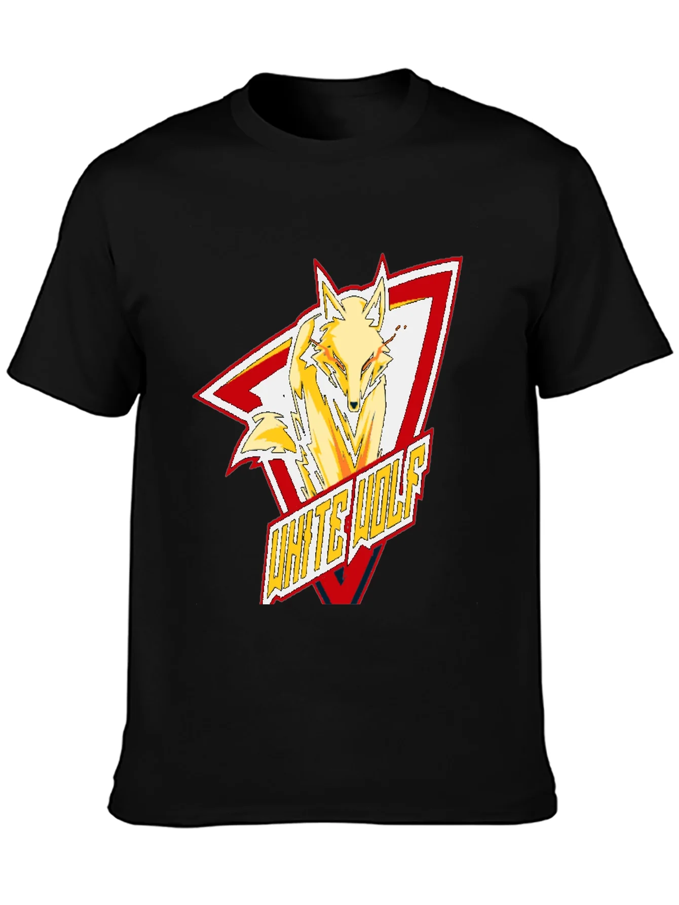 White Wolf Graphic T-Shirt - Trendy & Stylish