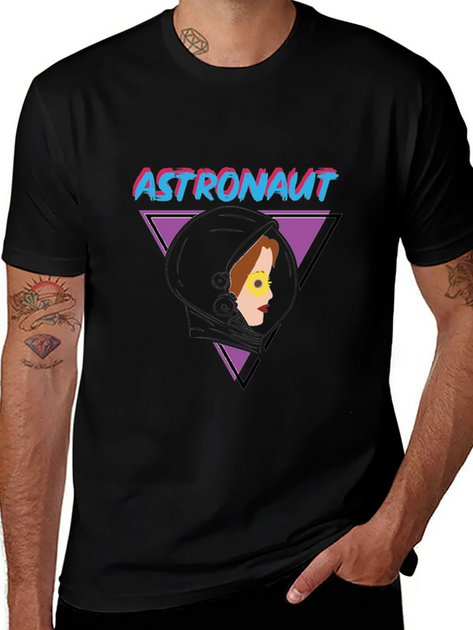 Astronaut Retro Graphic T-Shirt