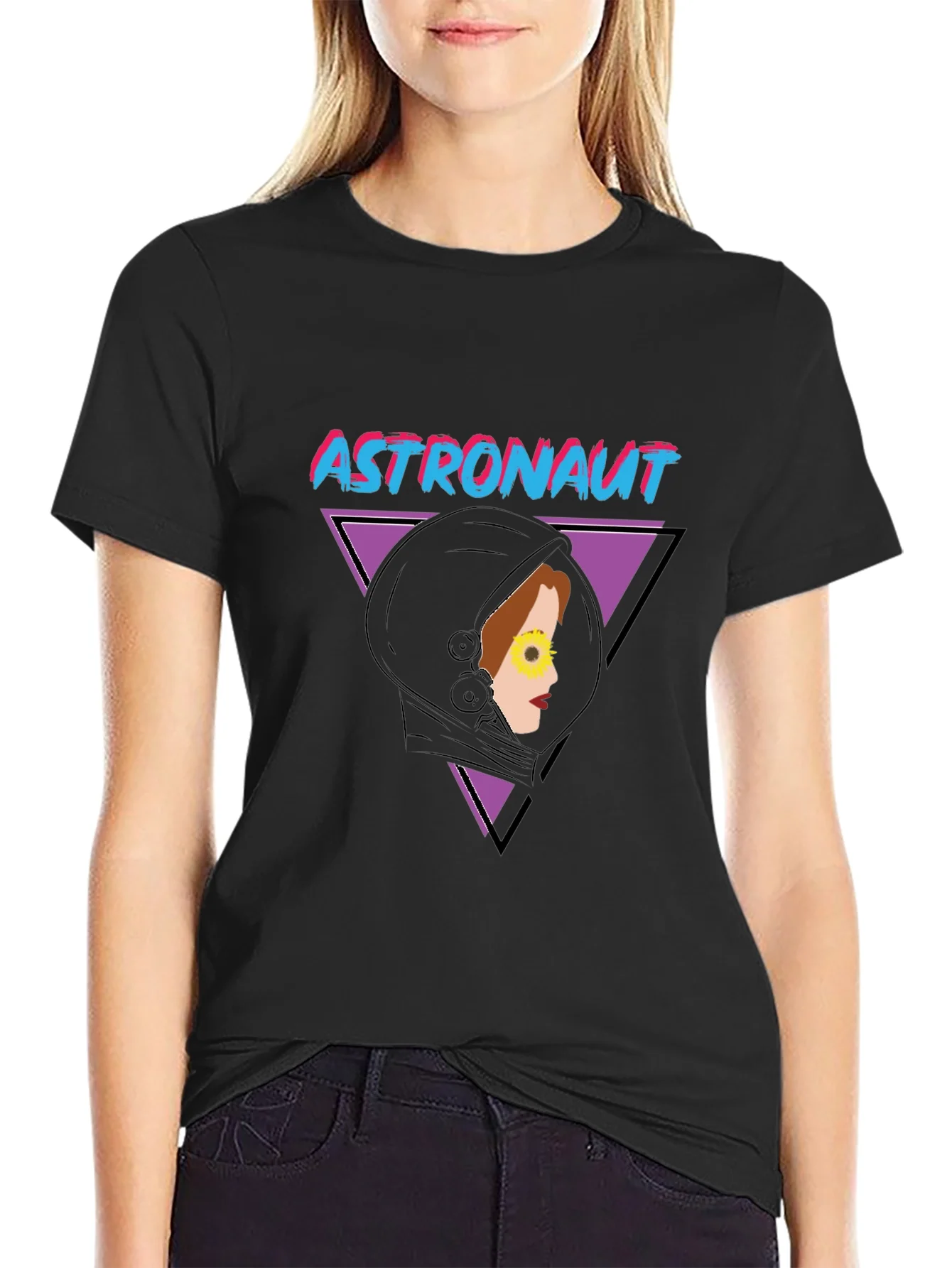 Astronaut Retro Graphic T-Shirt