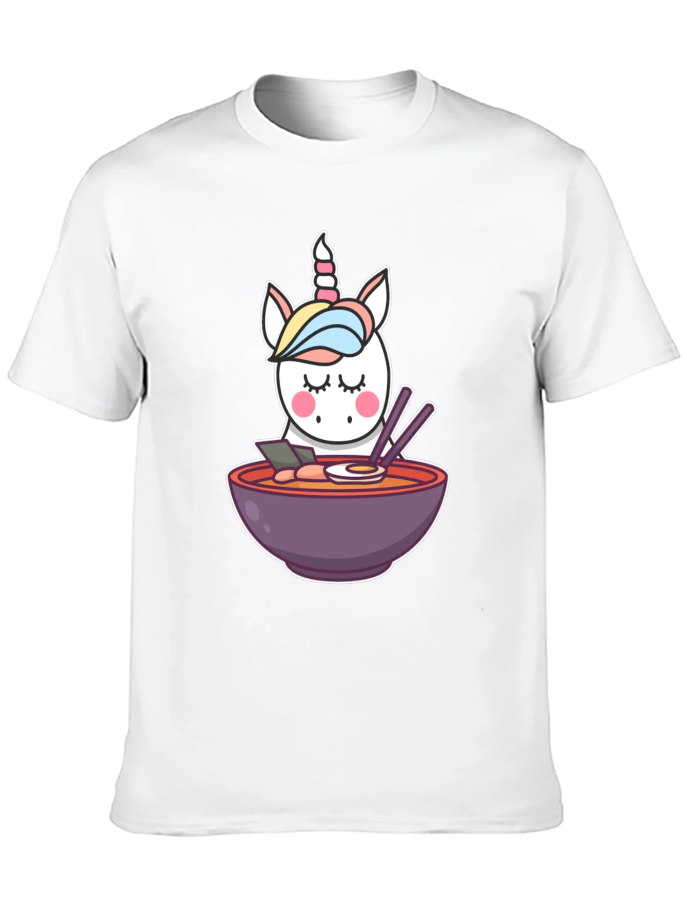 Unicorn Ramen Black T-Shirt