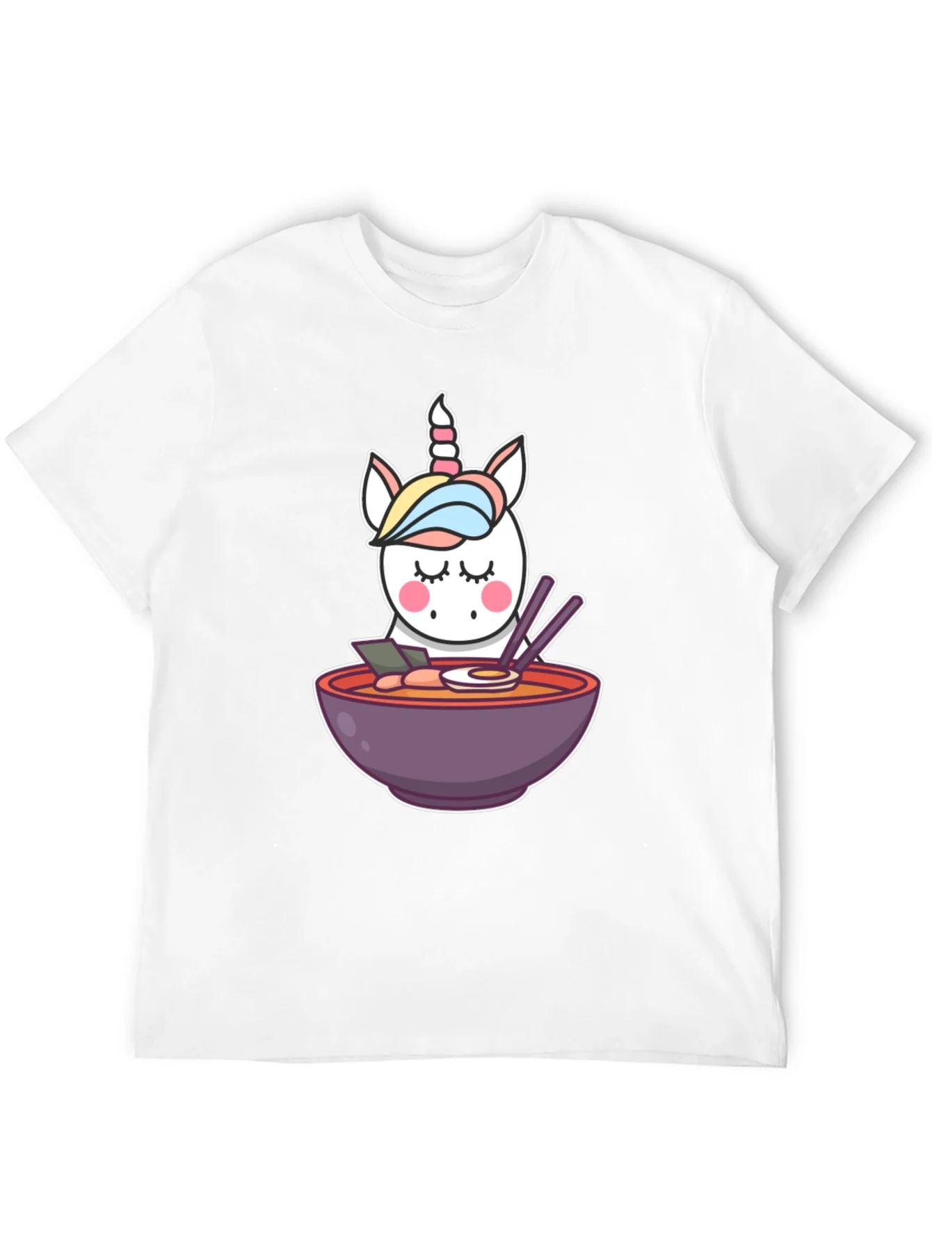 Unicorn Ramen Black T-Shirt