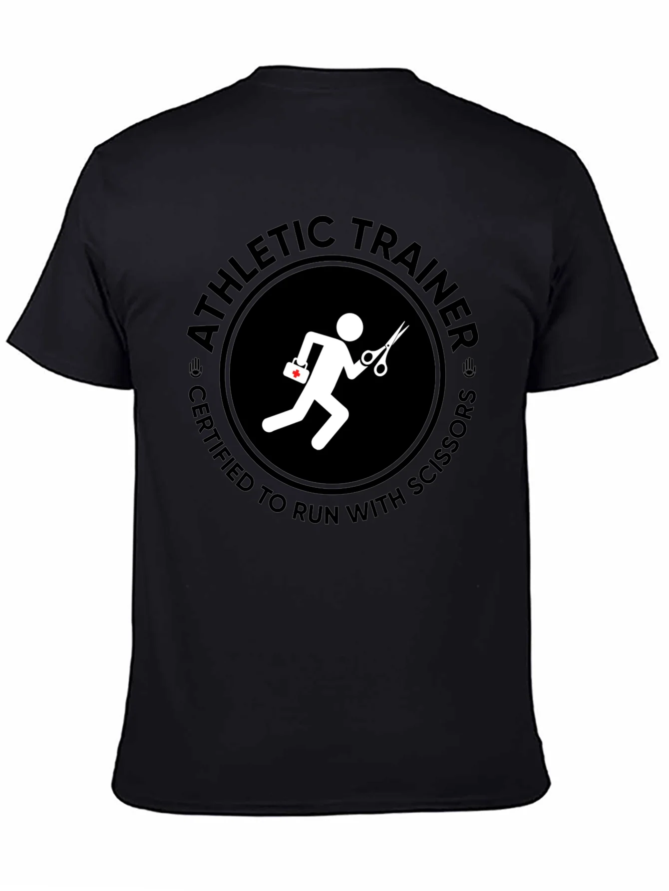 Athletic Trainer Certified to Run with Scissors T-Shirt