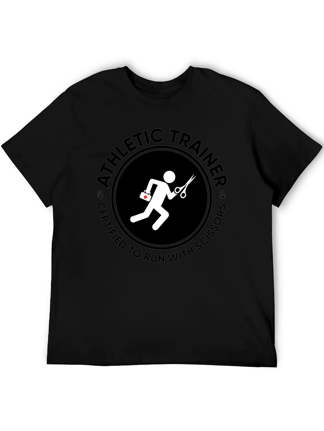 Athletic Trainer Certified to Run with Scissors T-Shirt
