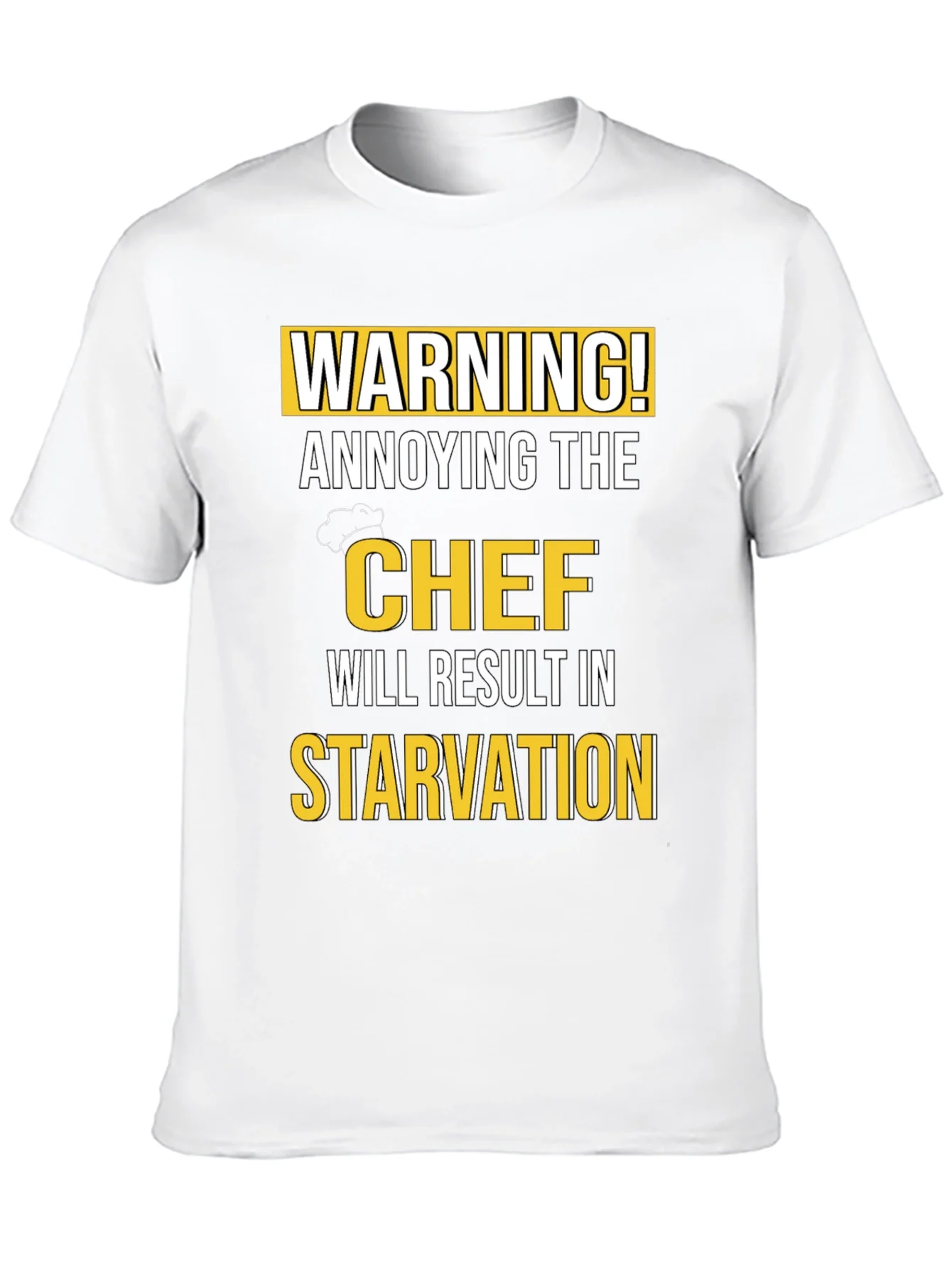 Warning Chef T-Shirt - Funny Cook Gift