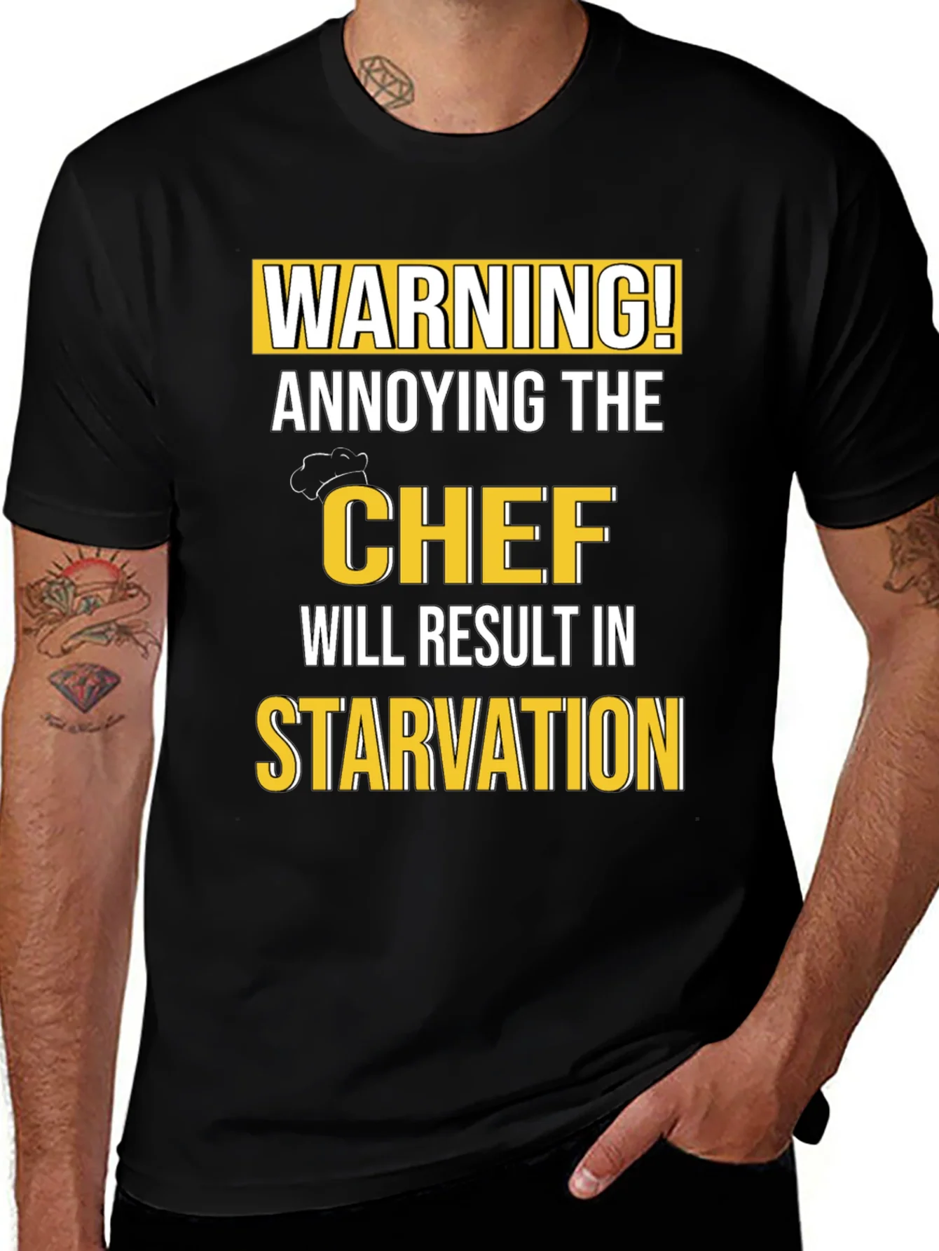 Warning Chef T-Shirt - Funny Cook Gift