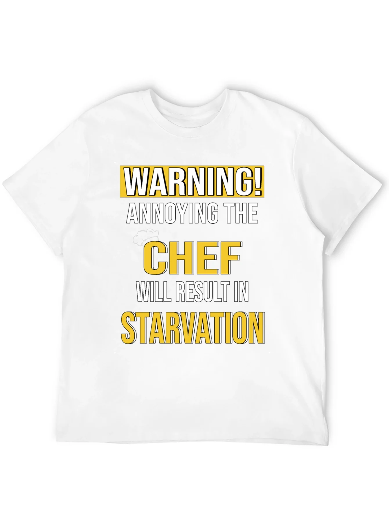 Warning Chef T-Shirt - Funny Cook Gift