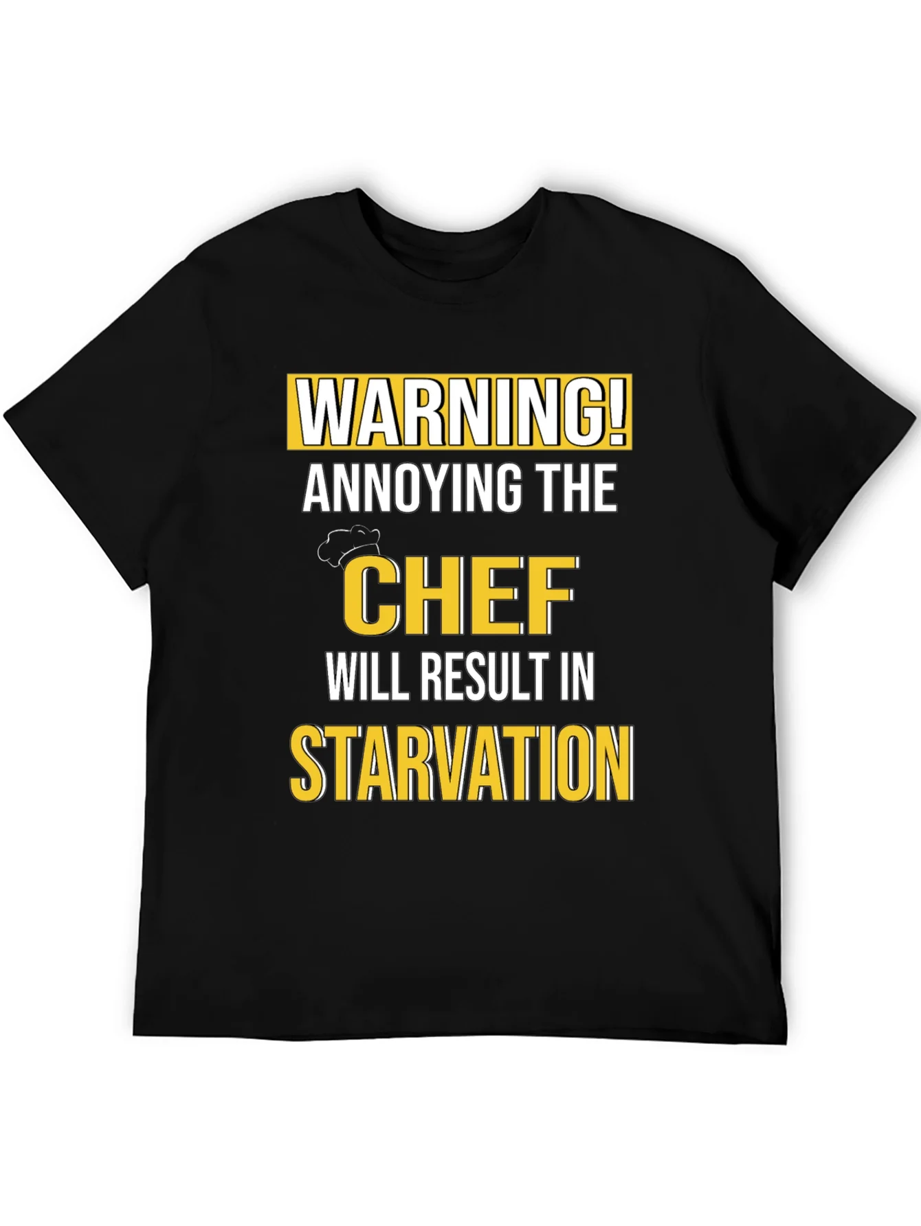 Warning Chef T-Shirt - Funny Cook Gift