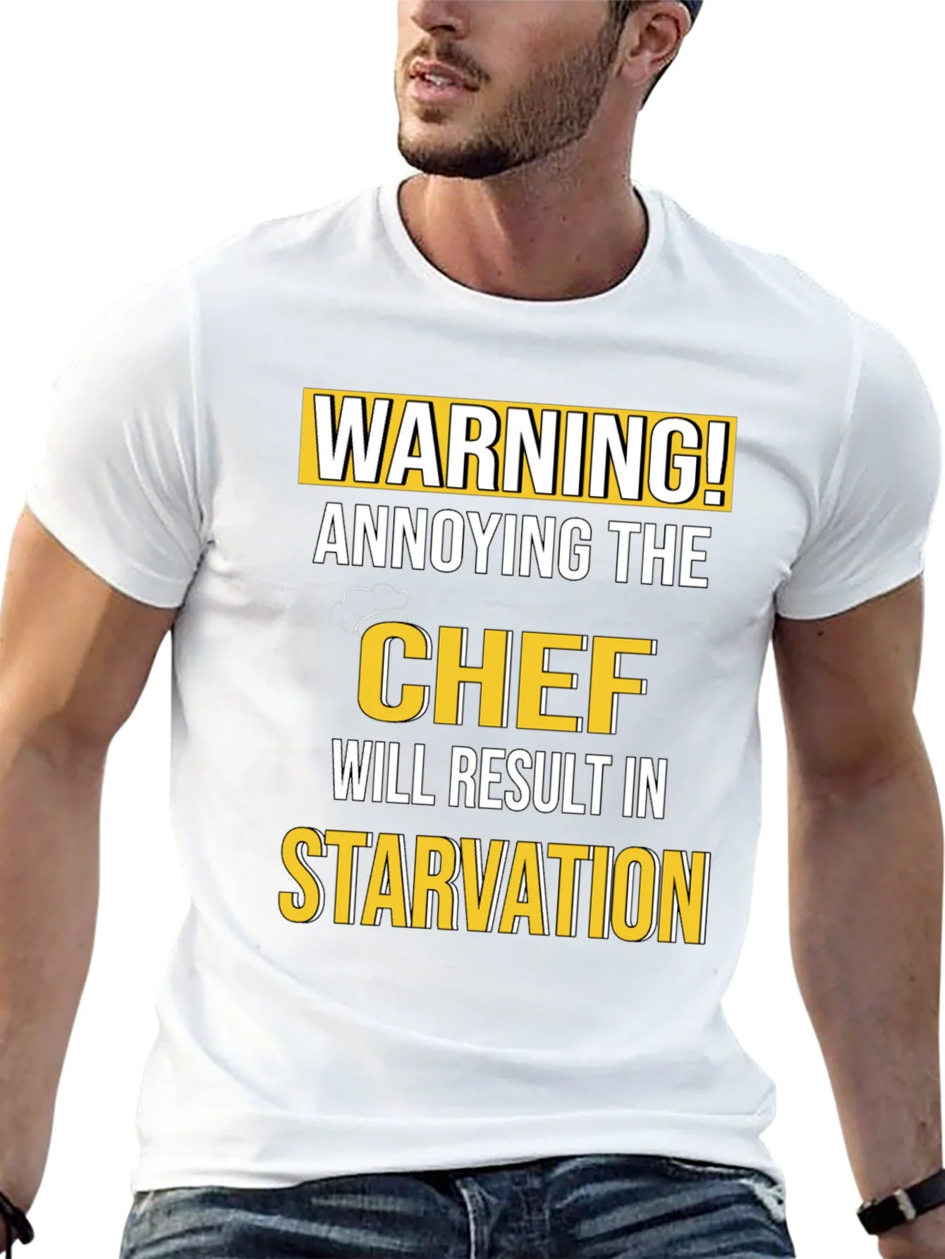 Warning Chef T-Shirt - Funny Cook Gift